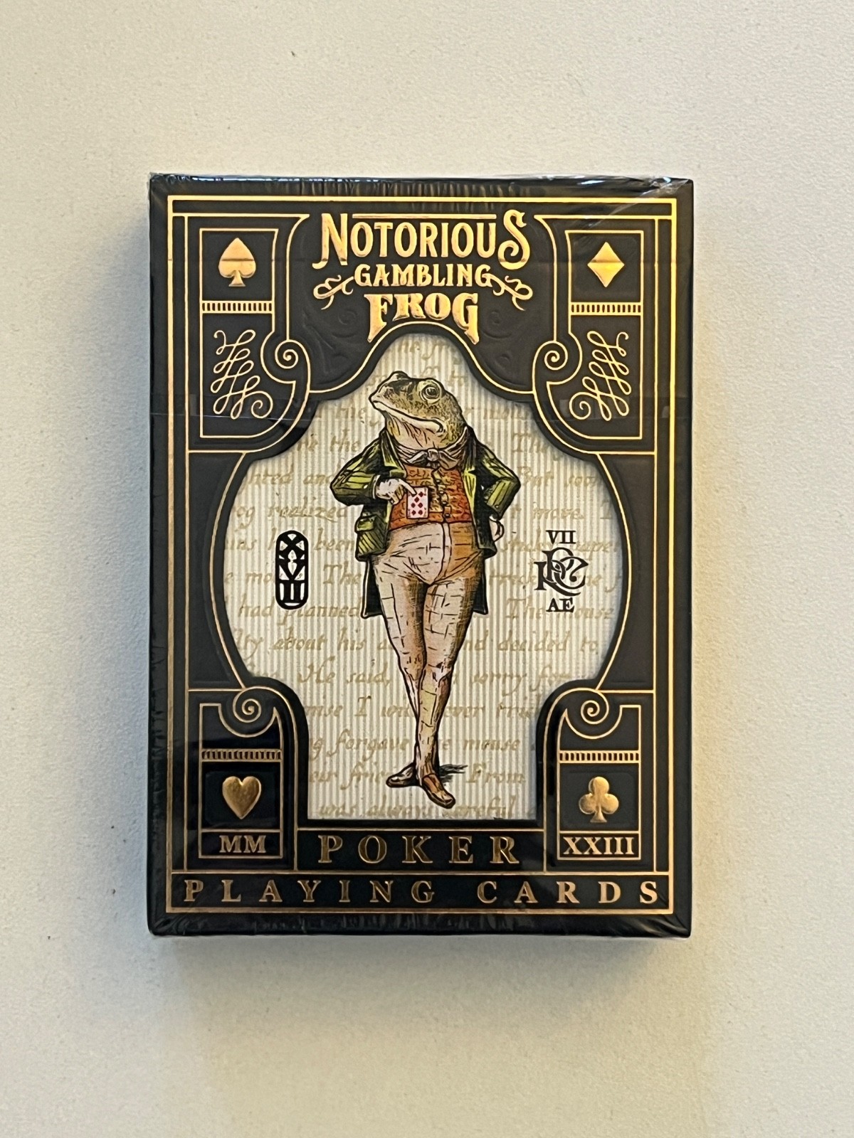 The Notorious Gambling Frog Playing Cards Stockholm17  Golden Variant in DS1
