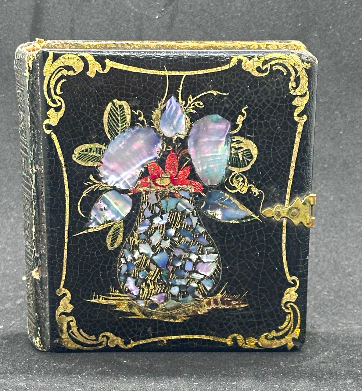Antique 1850s Daguerreotype Portrait Mother of Pearl Inlaid Victorian Case