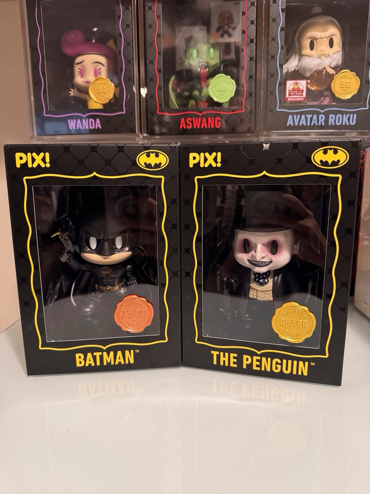 thrilljoy PIX Pop Culture Immortalized Batman & Penguin Chase Figurine 1:6 