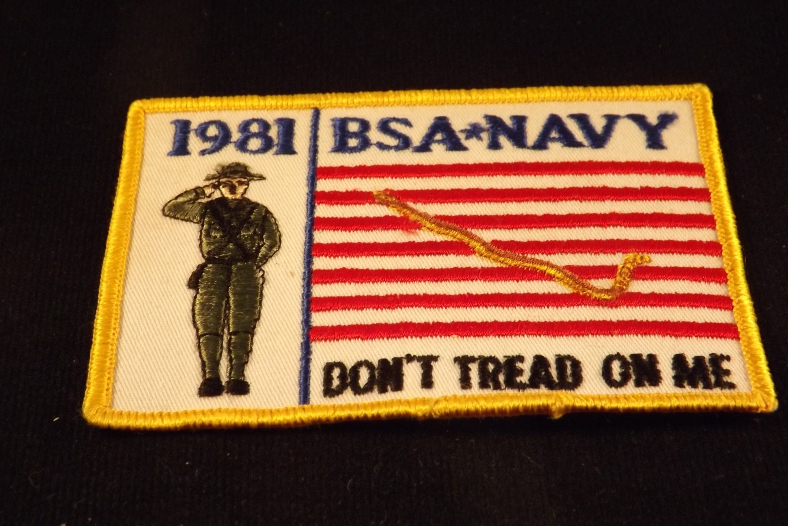 1981 National Jamboree BSA NAVY Boy Scouts Patch 