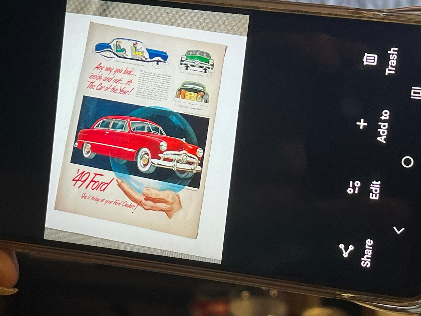 Vintage 1940s Ford  Ads