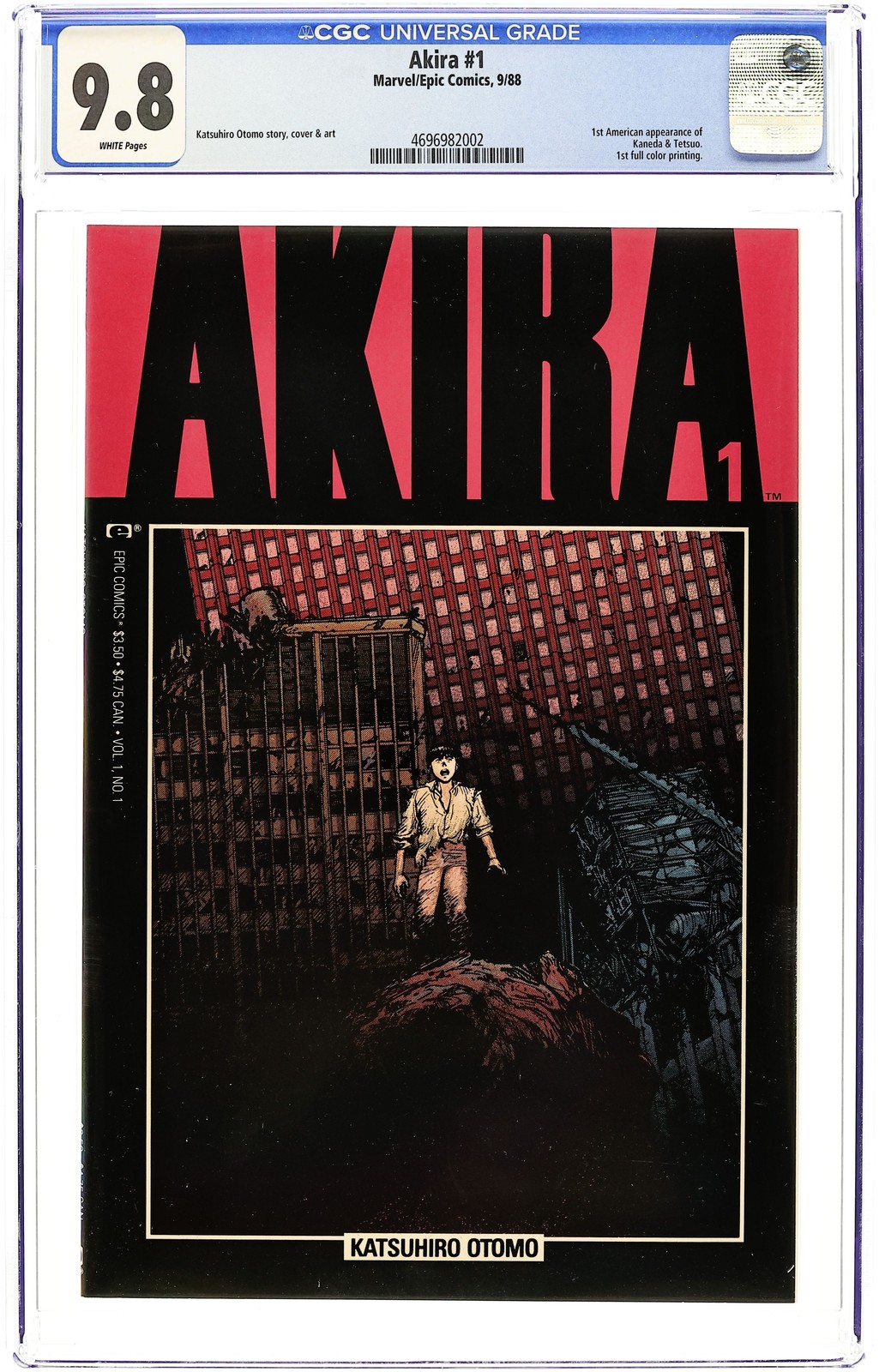 Akira #1 CGC 9.8 1988 4696982002