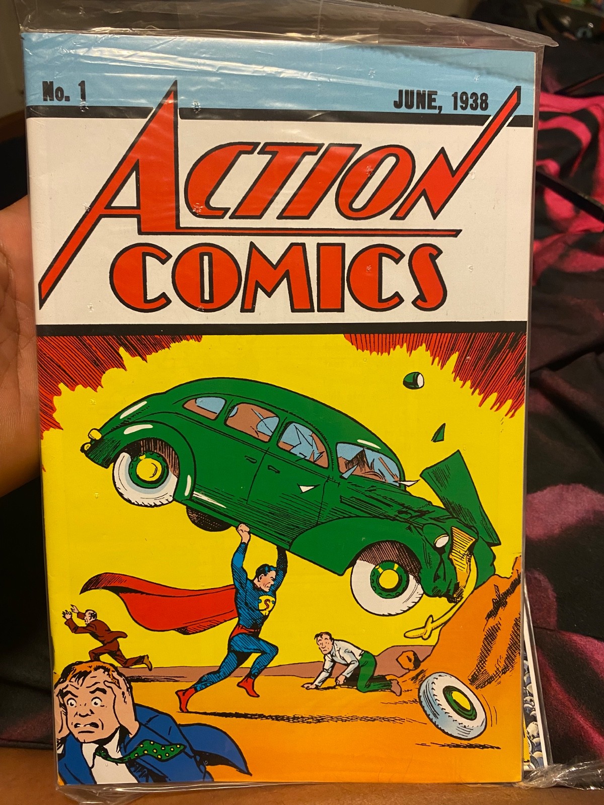 Rare NO 1 Action Comics 1938 with DC Certificate of Authenticity Sealed