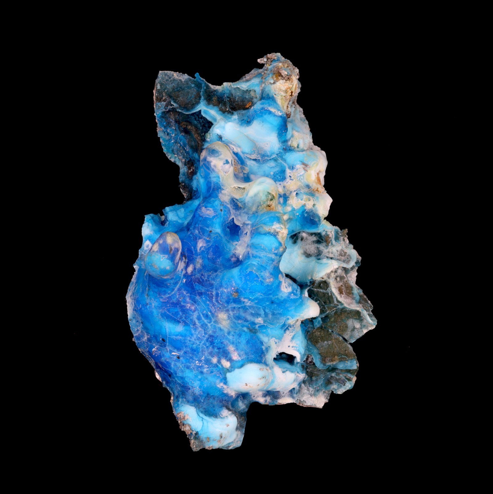 Gorgeous Colorful & Rare Woodwardite small cab - Guizhou, China