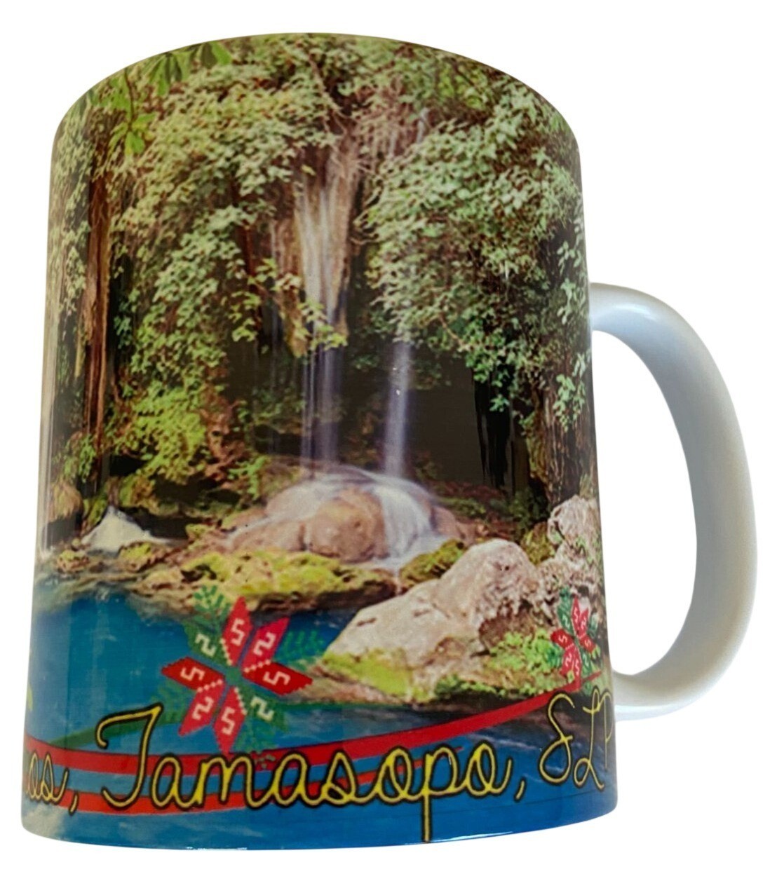Vintage Coffee Mug Cascadas de Tamasopo Mexico Waterfalls 12 oz