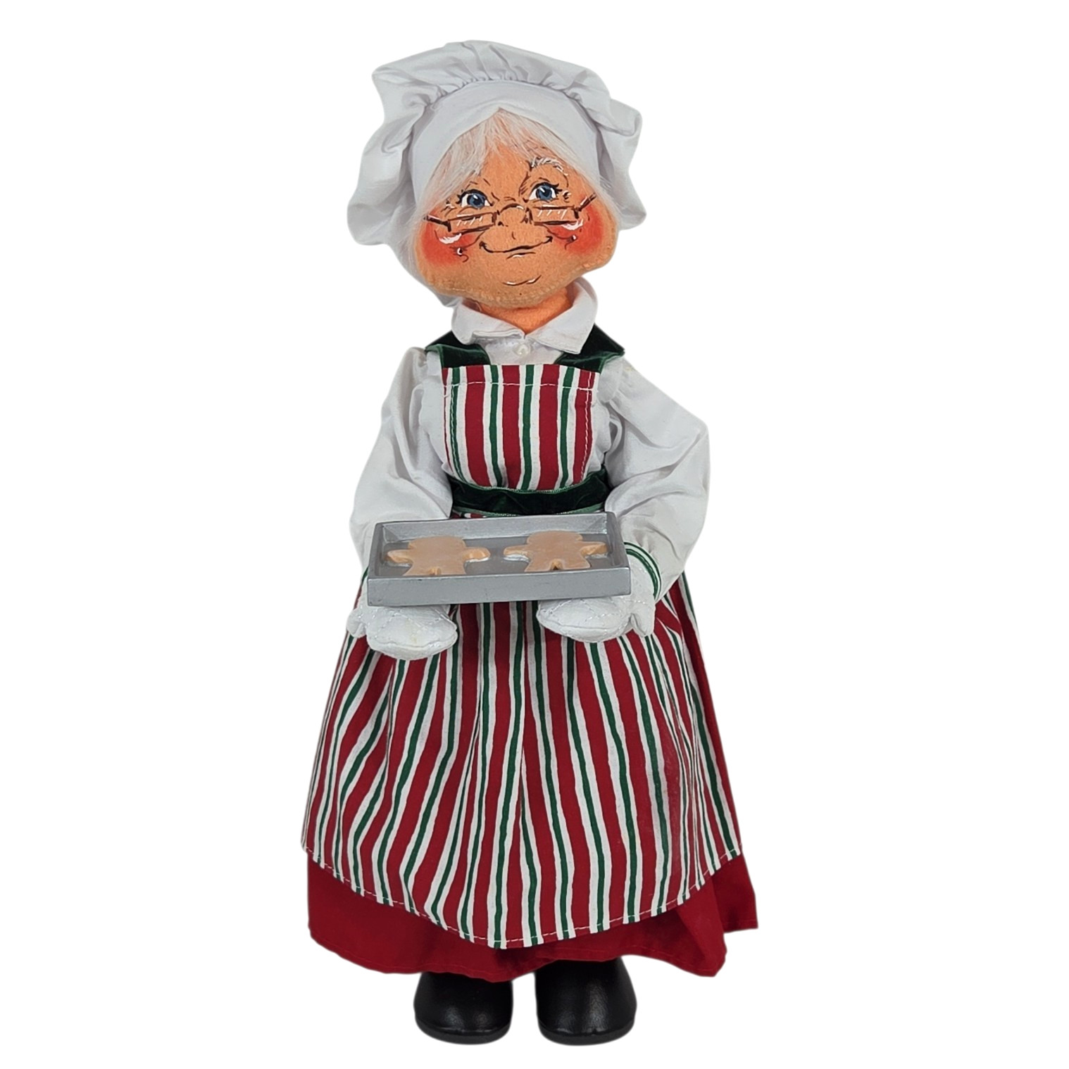 Annalee Dolls Mrs. Claus Tray Of Gingerbread Cookies 2004 Christmas Baker 13”