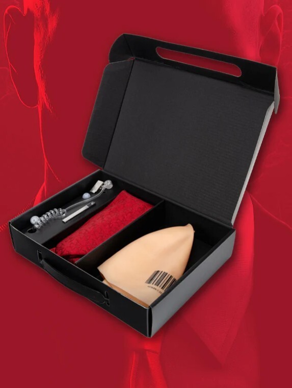 Hitman Agent 47 Briefcase Go Kit - Red Tie, Bald Cap, Tie Clip Earpiece Official