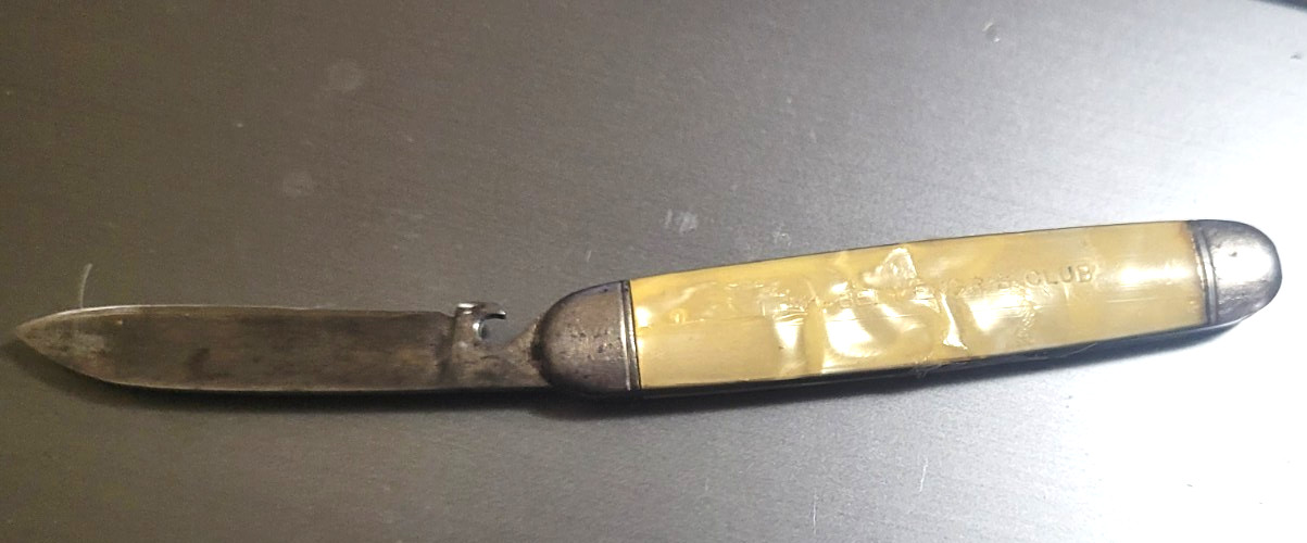 Vintage Imperial Celluloid Mother of Pearl Pocket Knife