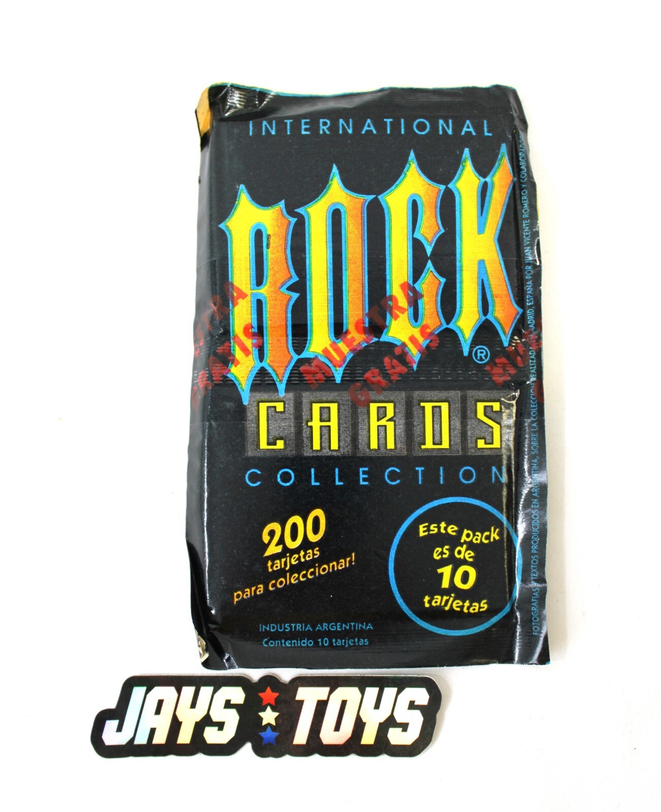 International Rock Cards Collection Argentina 1994 Ultra Factory Sealed Pack