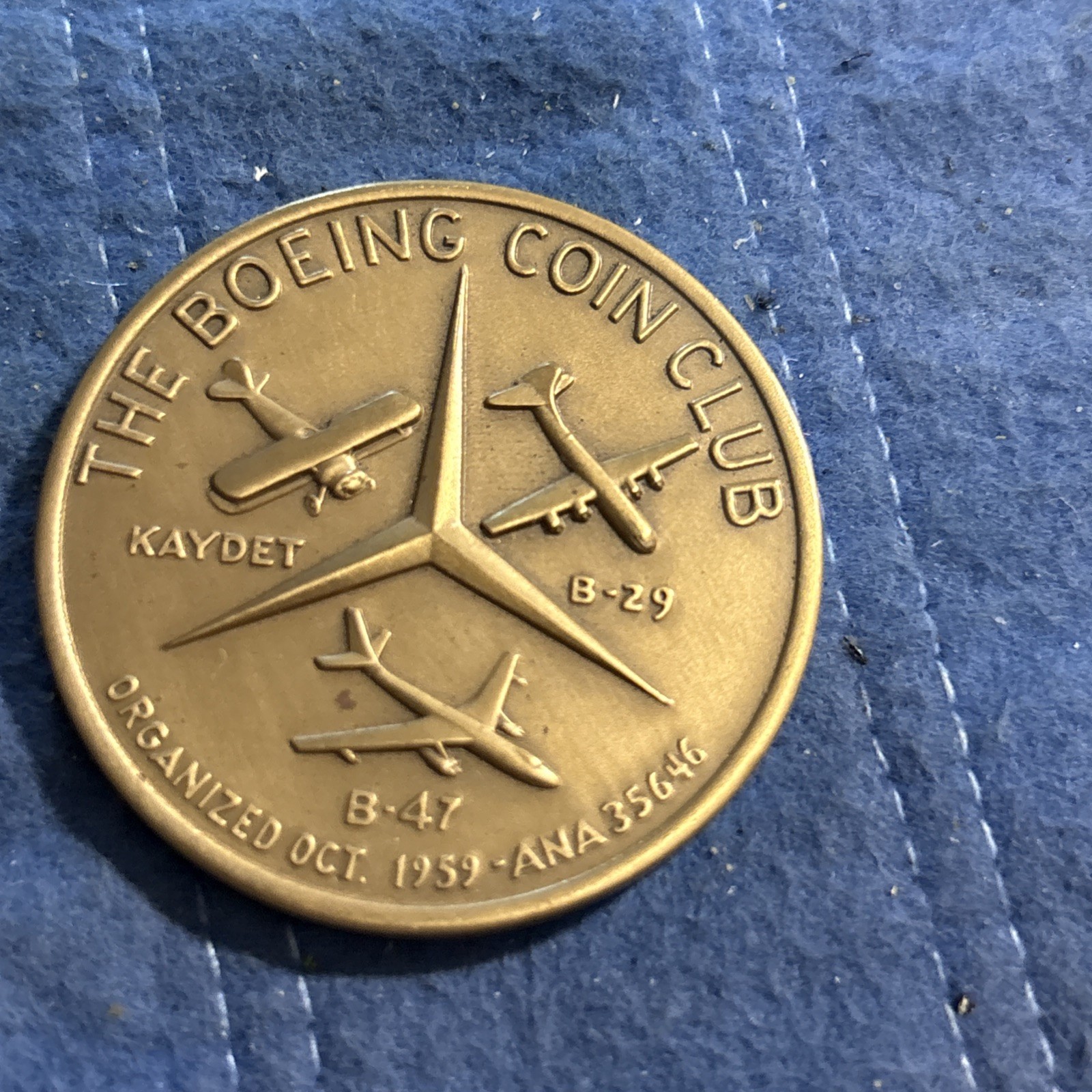 The Boeing Coin Club Coin