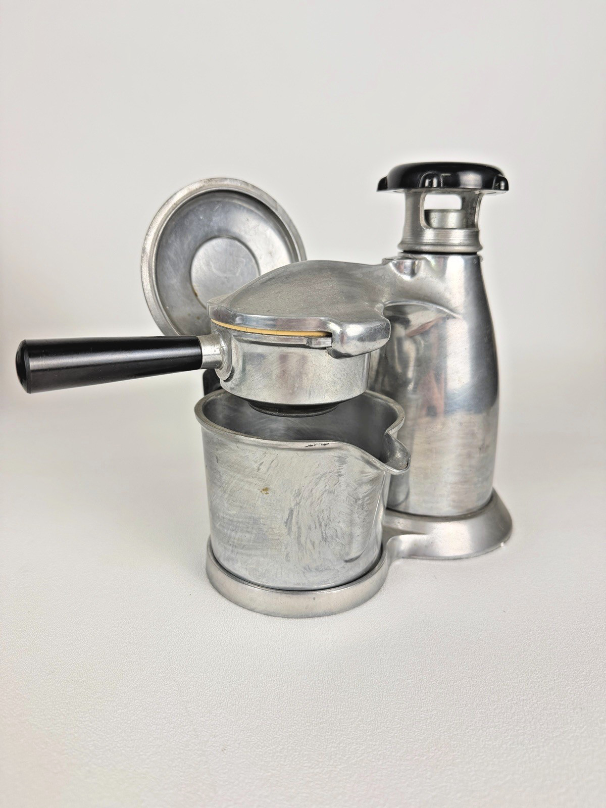 Vintage Vesuviana Stovetop Espresso Coffee Maker Made In Italy, Complete Set.