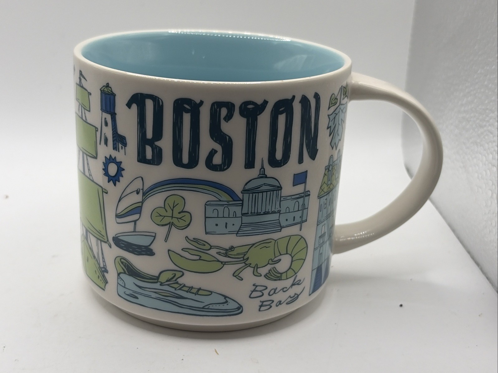 Starbucks Boston Been There Series Mug Across The Globe 14oz