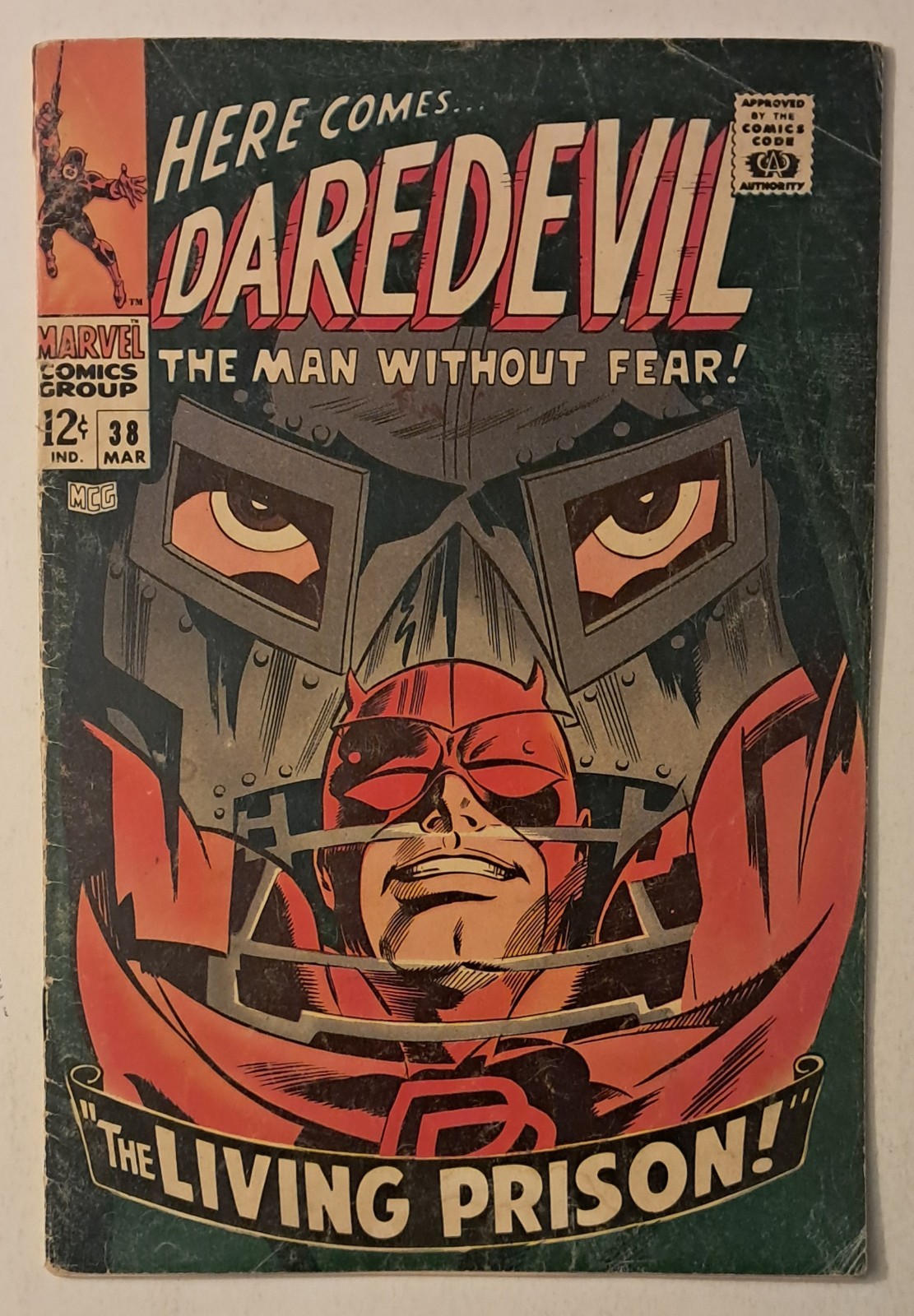 Daredevil #38 (The Living Prison/ Doctor Doom) 1968