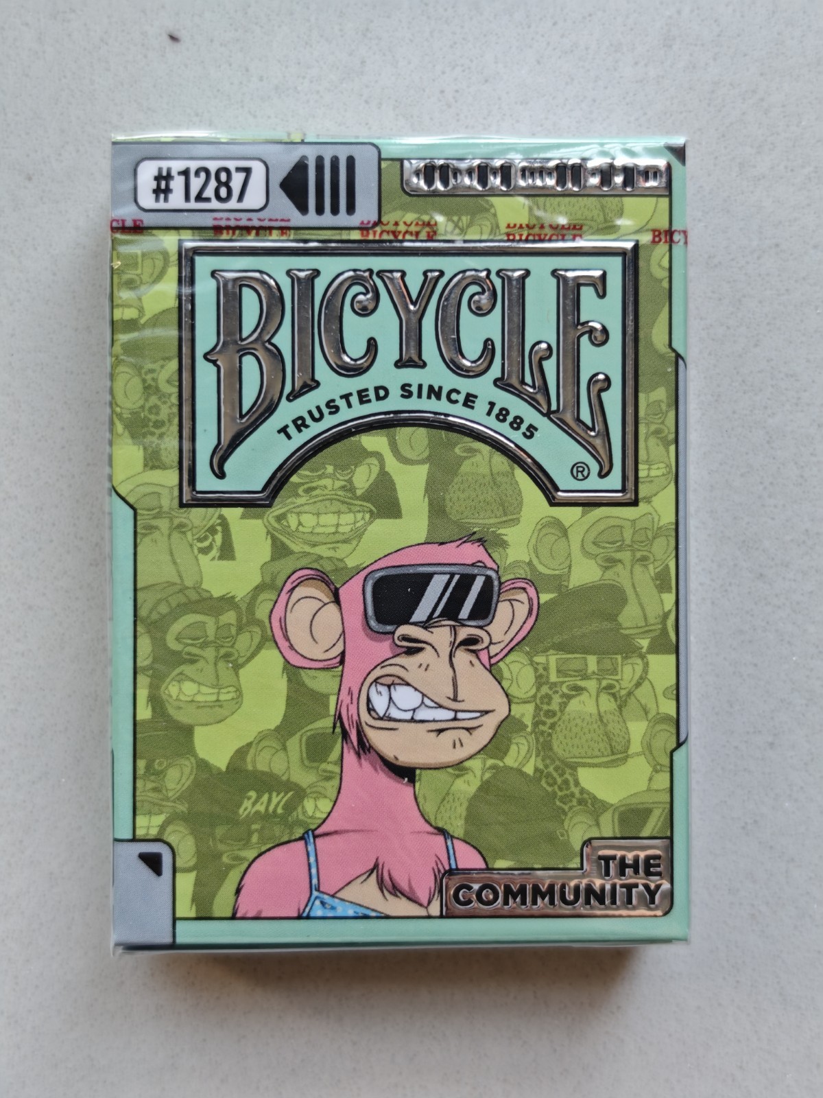 Bicycle Bored Ape Yacht Club Sliver Banana 1of 1 Playing Cards  SEALED RARE 1287