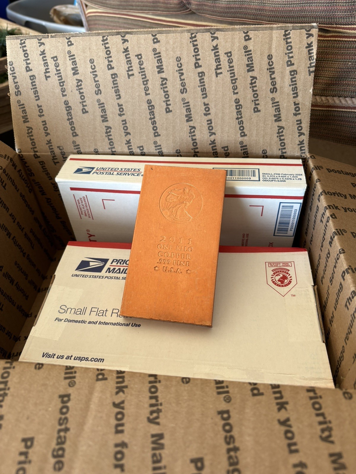 15 Copper bars $610.00