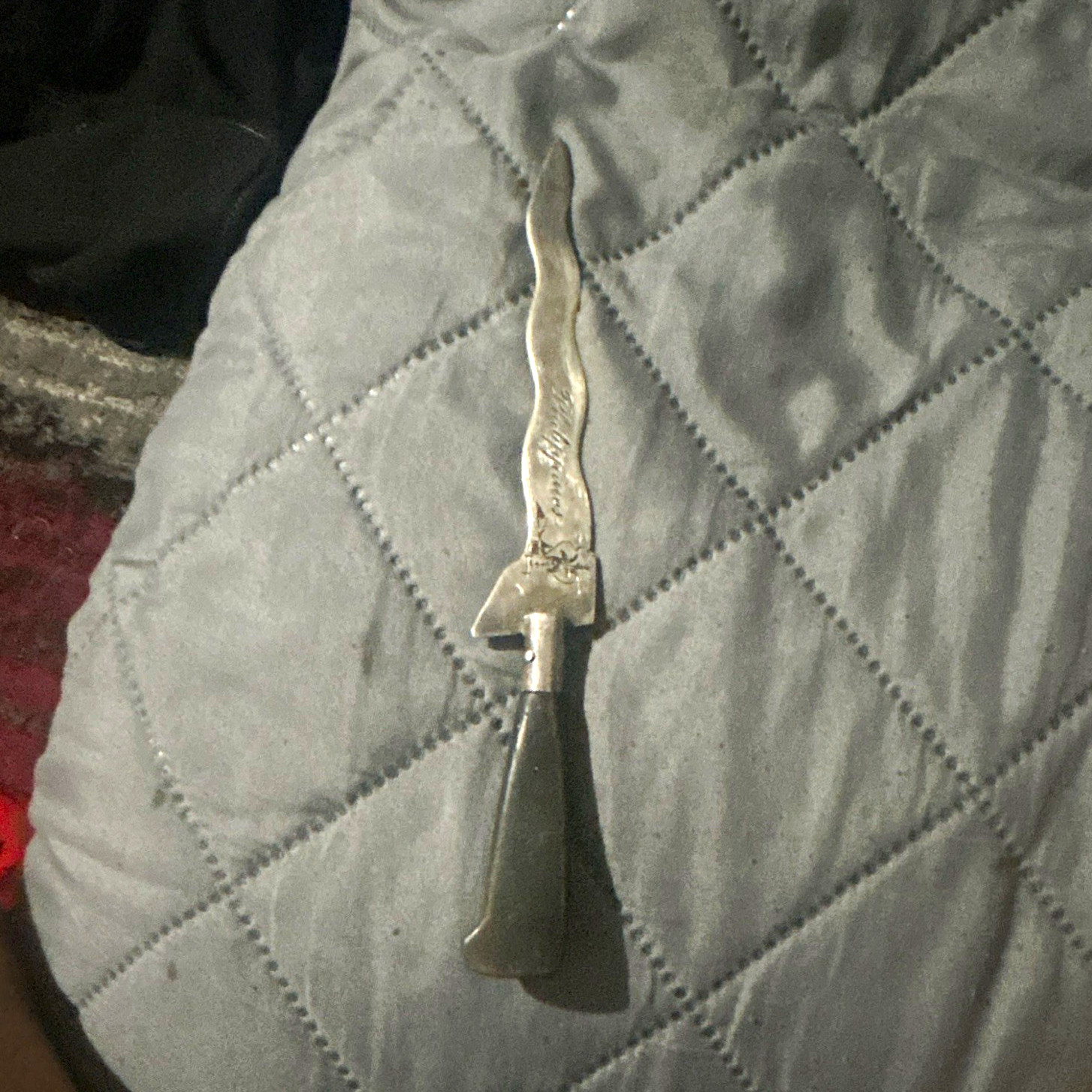 Vintage Phillipines Kris Sword wavy Blade Dagger, Stainless Steel 