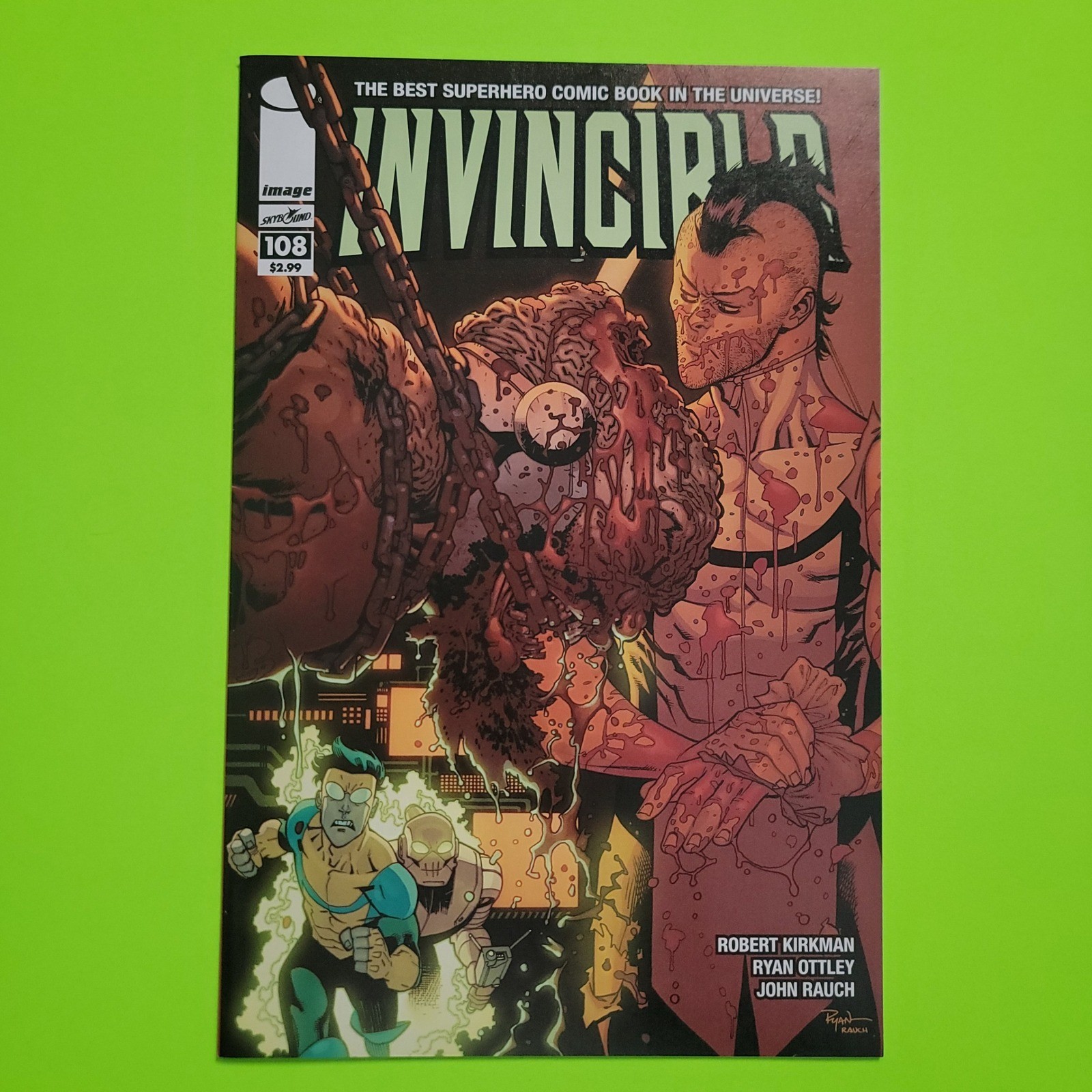 Invincible #108 Image Skybound Comic Death of Angstrom Kirkman Ottley (2014)