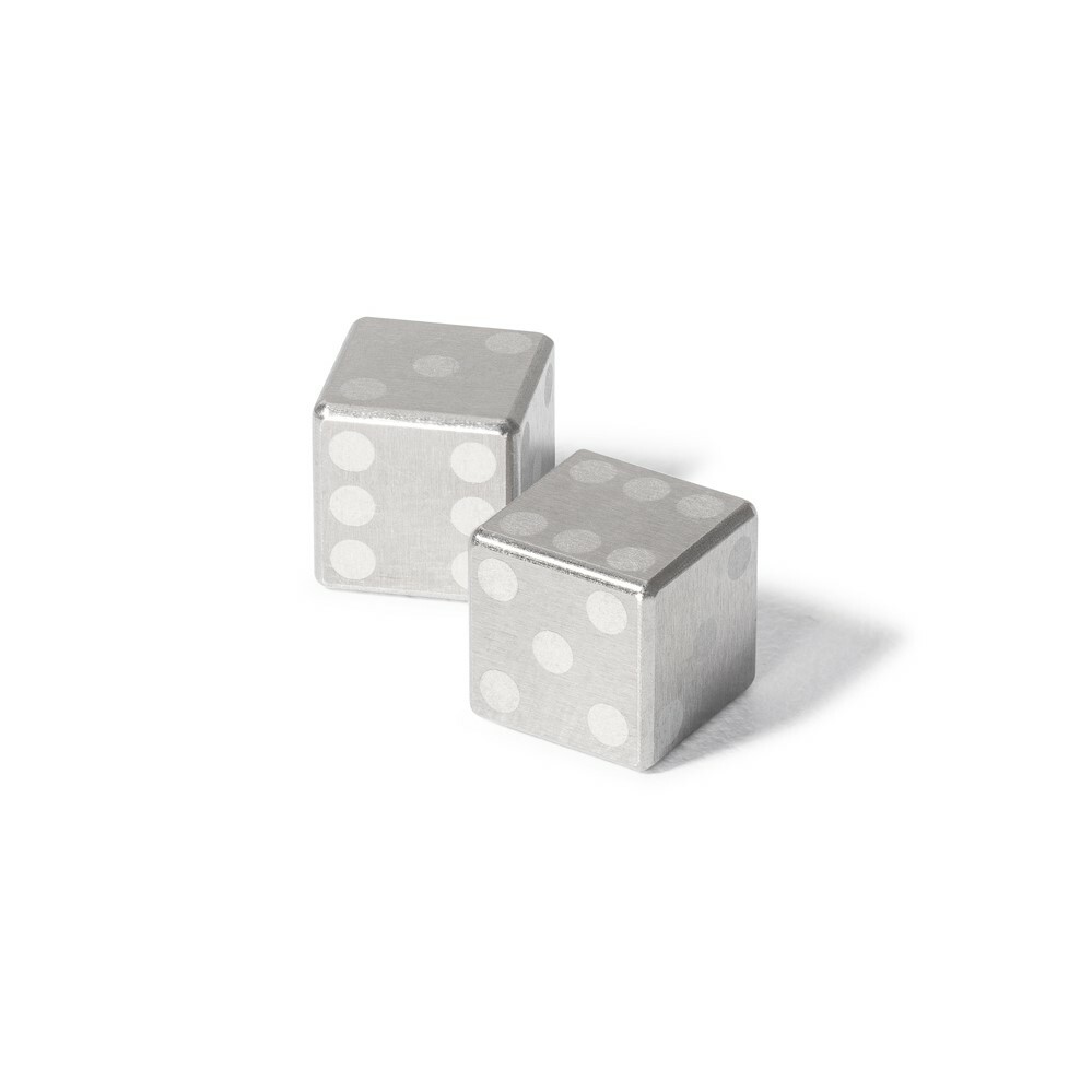 Tungsten Dice - 1cm each | Pack of 2