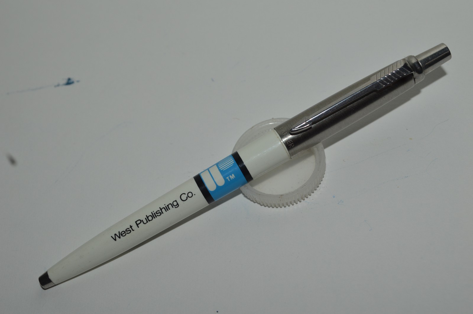 PARKER Jotter Ballpoint Pen West Publishing Co Promo Ca 1st Quarter Of 1987 USA