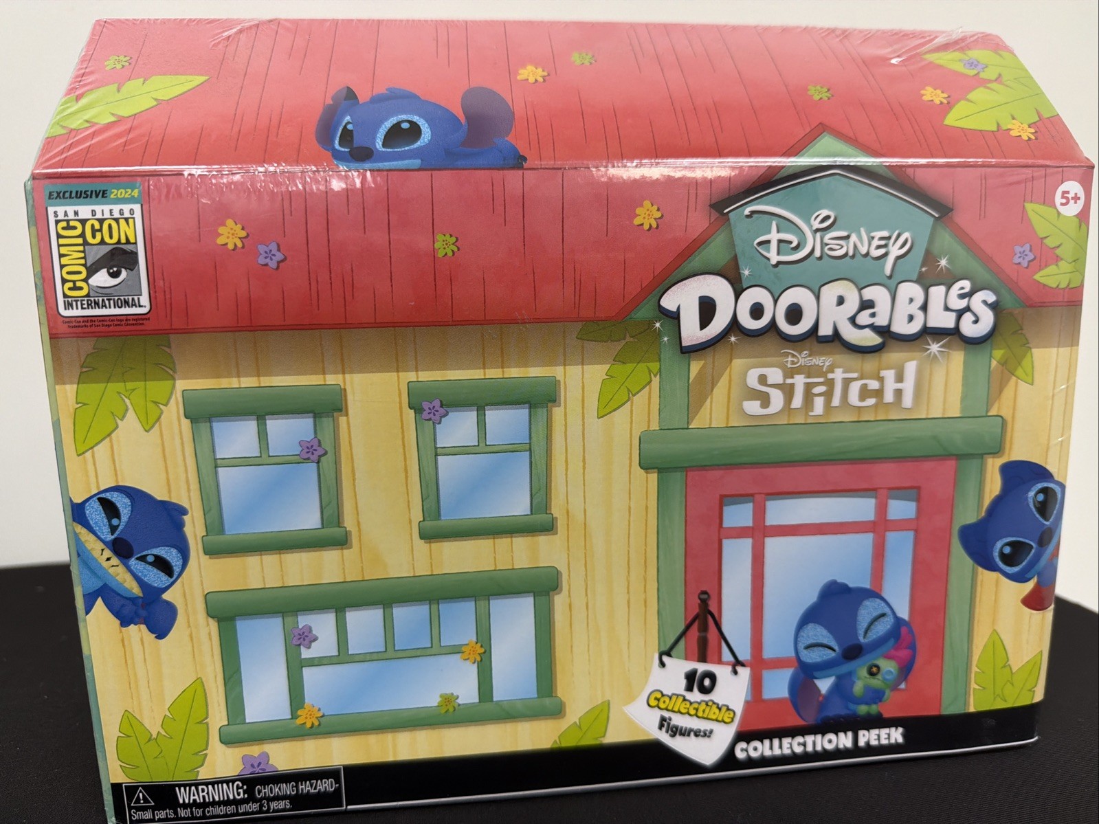 🚨 Disney Doorables Stitch Flocked Collection Peek SDCC 2024 Exclusive SEALED