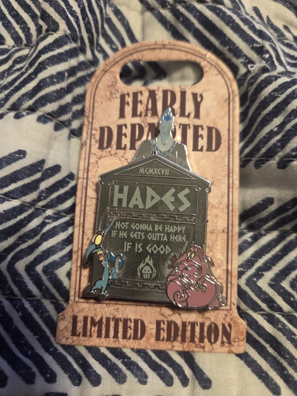Disney Hercules Villains Fearly Departed 2021 LE 5000 Hades Pain Panic PIN