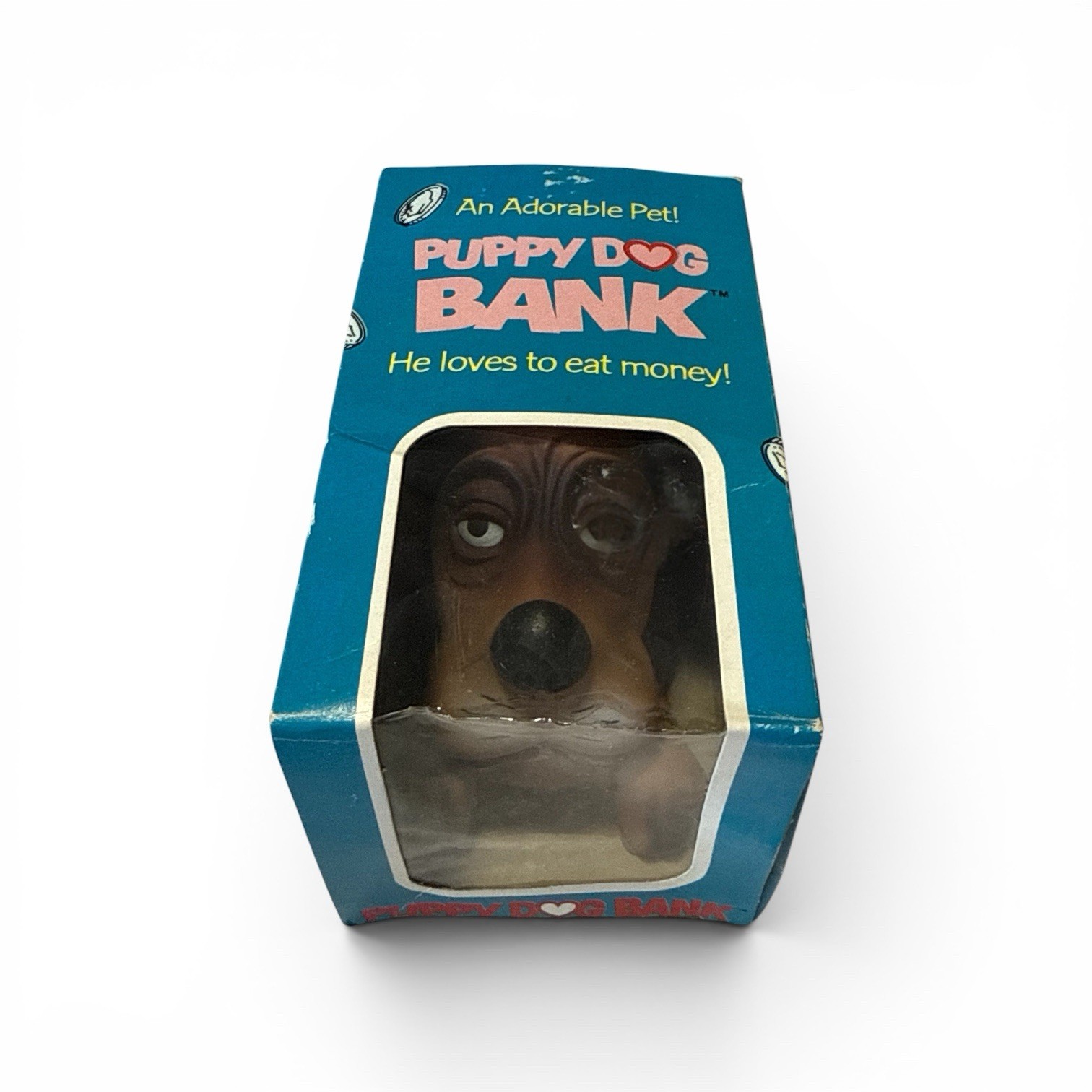 Vintage 1989 Puppy Dog Bank By Poynter Like “Mighty Hungry Hound” Dog Coin Bank