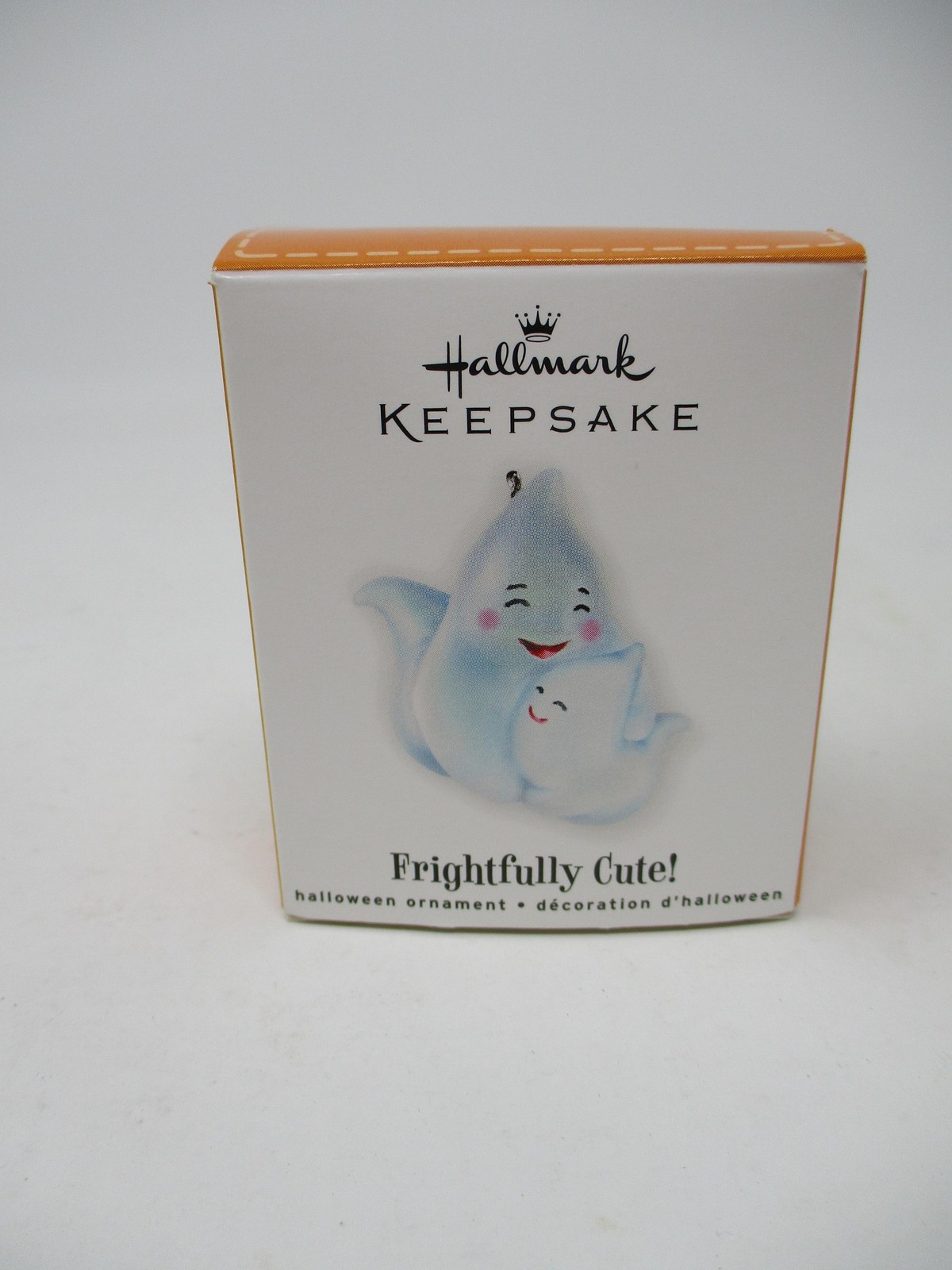 Hallmark Keepsake Frightfully Cute Halloween Ghost Ornament 2010 QFO626 Box