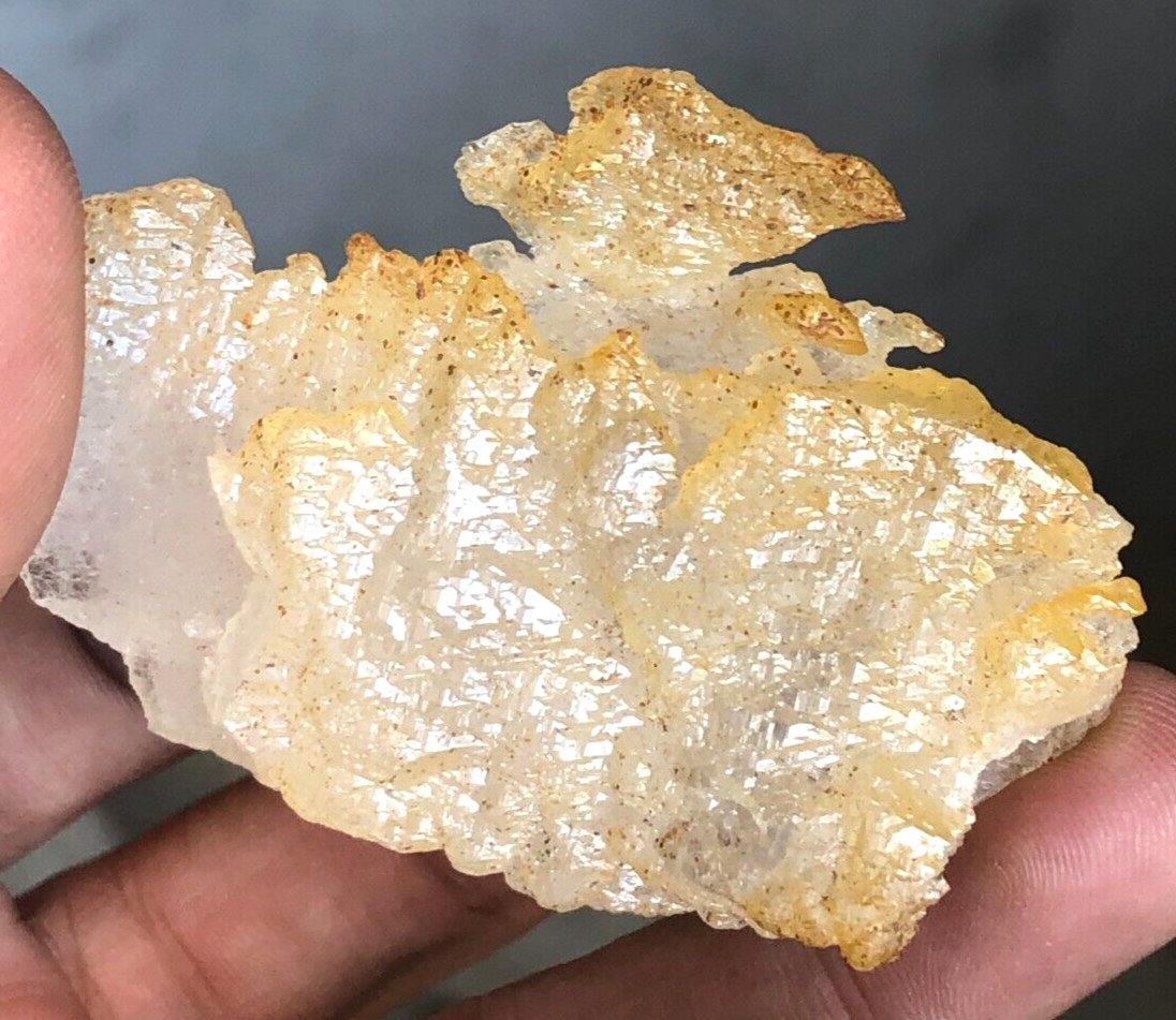 64 Grams Etched Elestial Quartz Crystal Specimen with Record Keepers