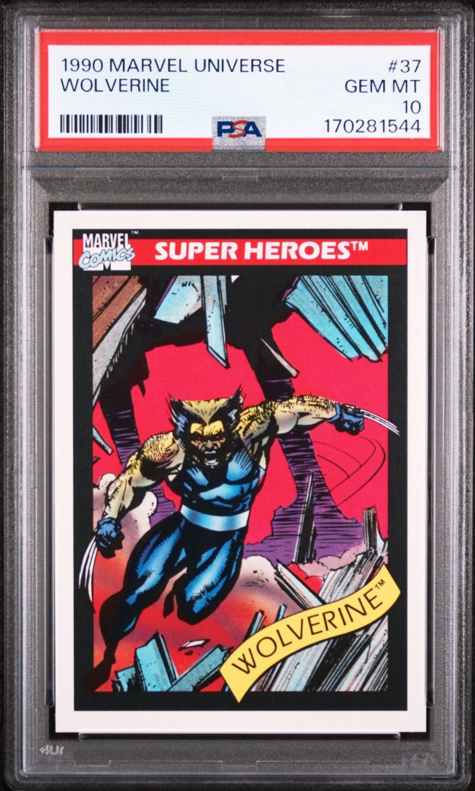 1990 Marvel Universe Wolverine #37 PSA 10 fresh gem