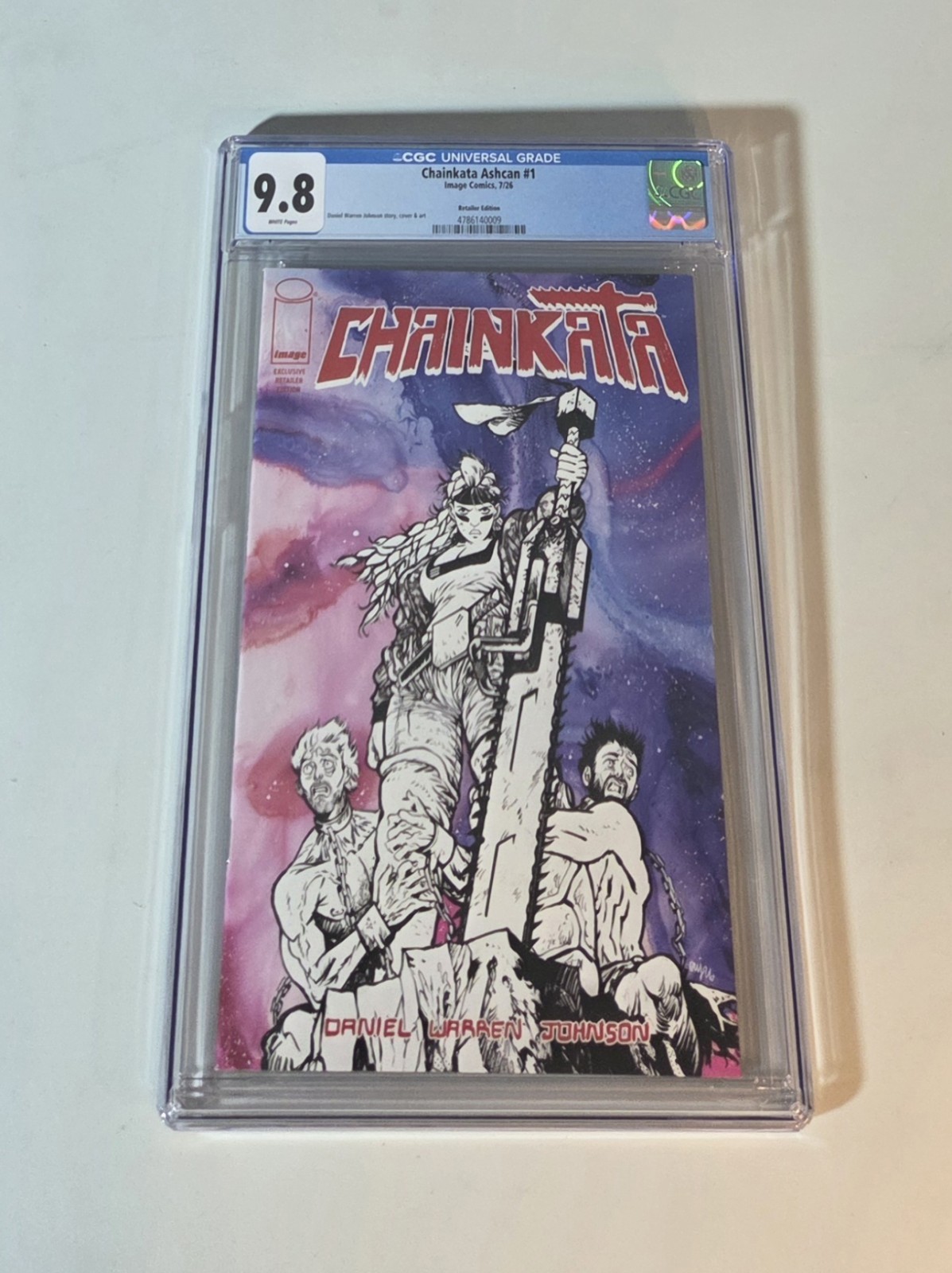 Chainkata #1 CGC 9.8 Graded Exclusive Retailer Edition Daniel Warren Johnson