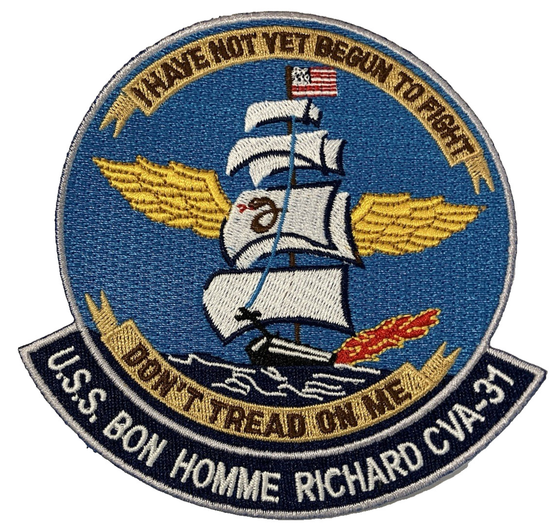 Ship's crest patch of USS BON HOMME RICHARD (CVA-31)