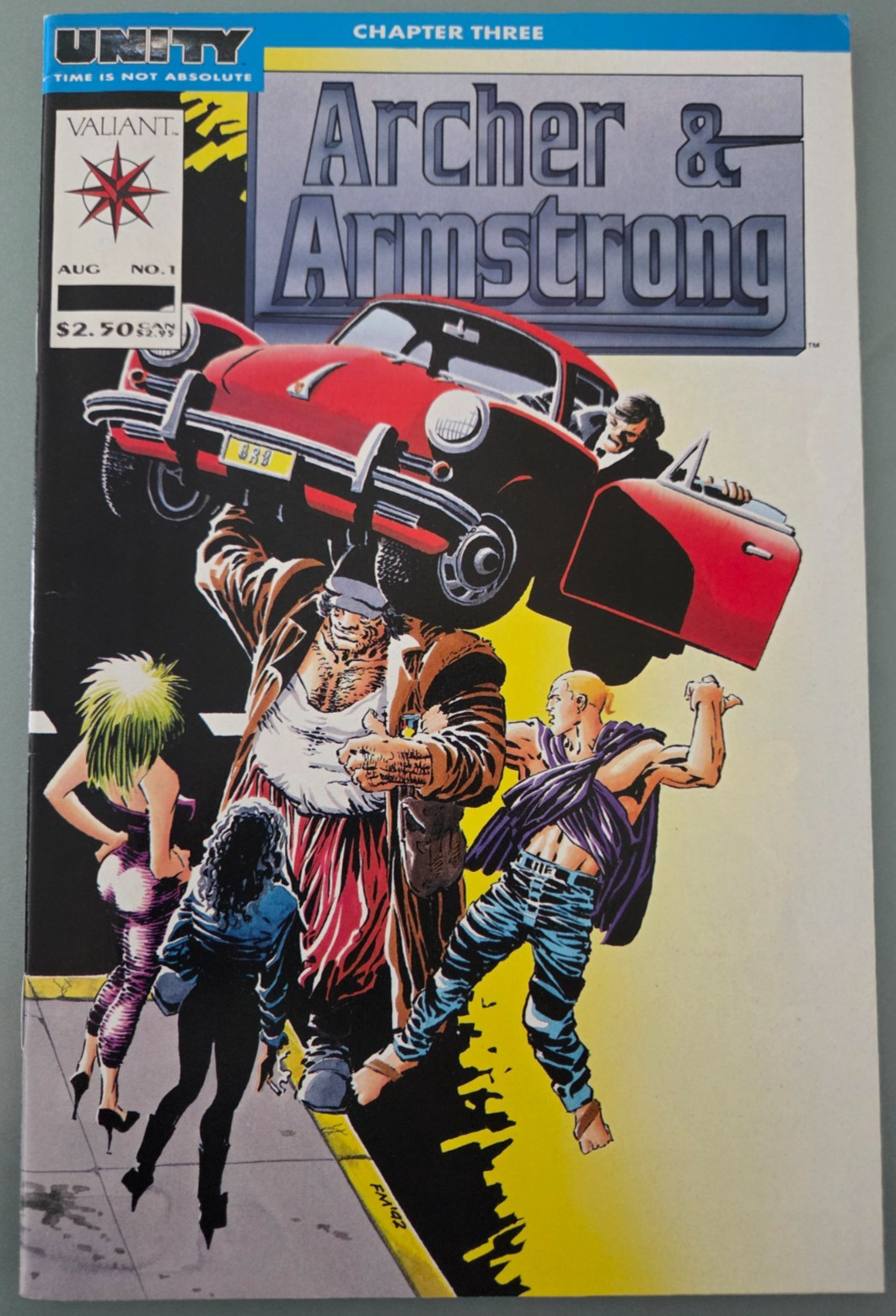 ARCHER & ARMSTRONG #1 (1992) VALIANT COMICS BARRY WINDSOR SMITH ART