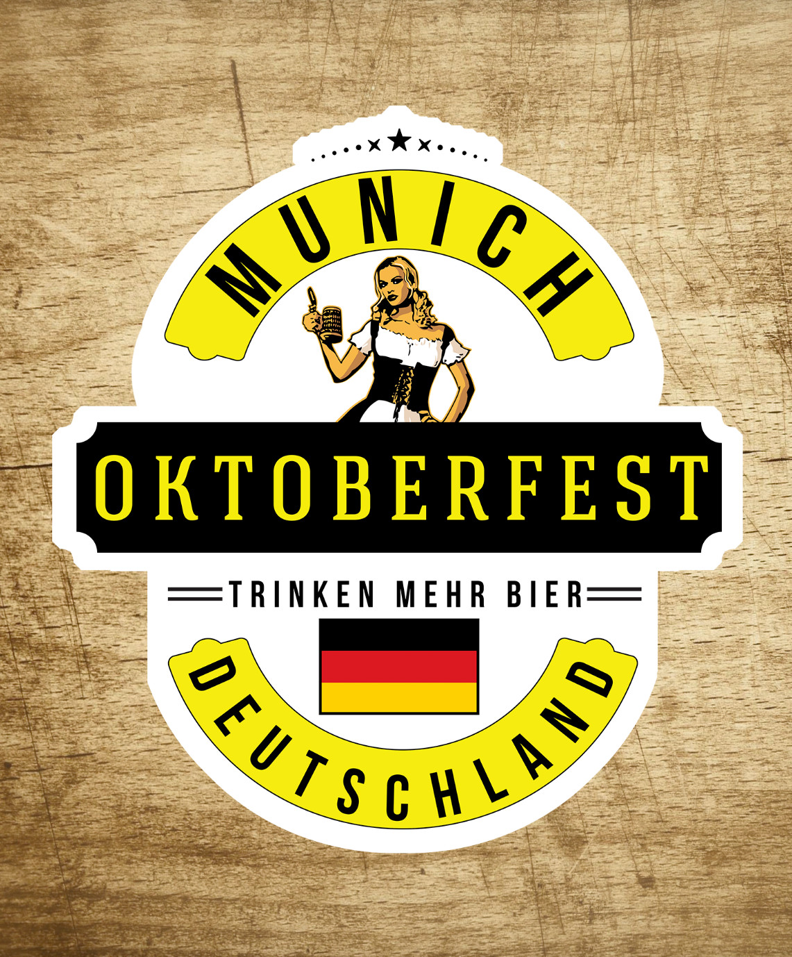 Oktoberfest Octoberfest Munchen Munich Decal Sticker 3.25