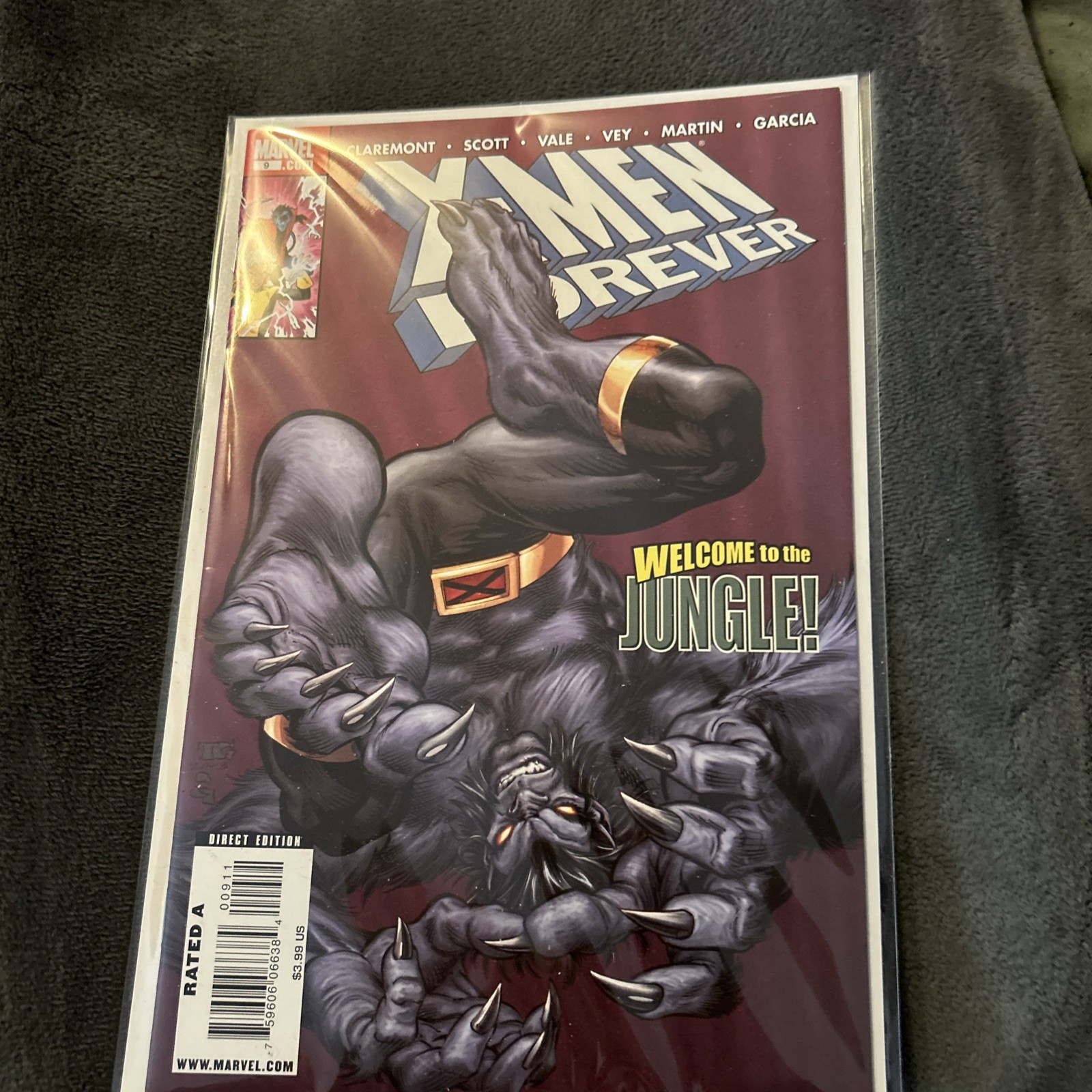 X-Men Forever #9 Welcome to the Jungle (Marvel Comics December 2009)