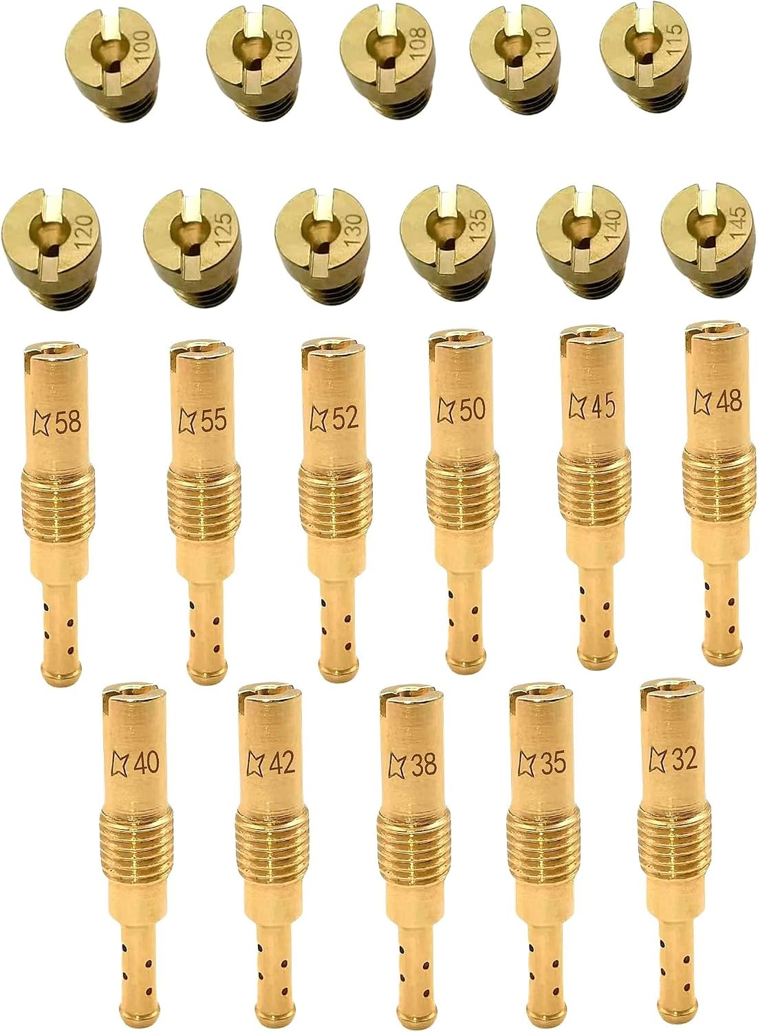 Carburetor Jet Kit Strongthium 43PCS 99101-357 Nibbi Keihin PWK Main Pilot Jets Carburetor Jet Kit Strongthium 43PCS 99101-357 Nibbi Keihin PWK Main Pilot Jets