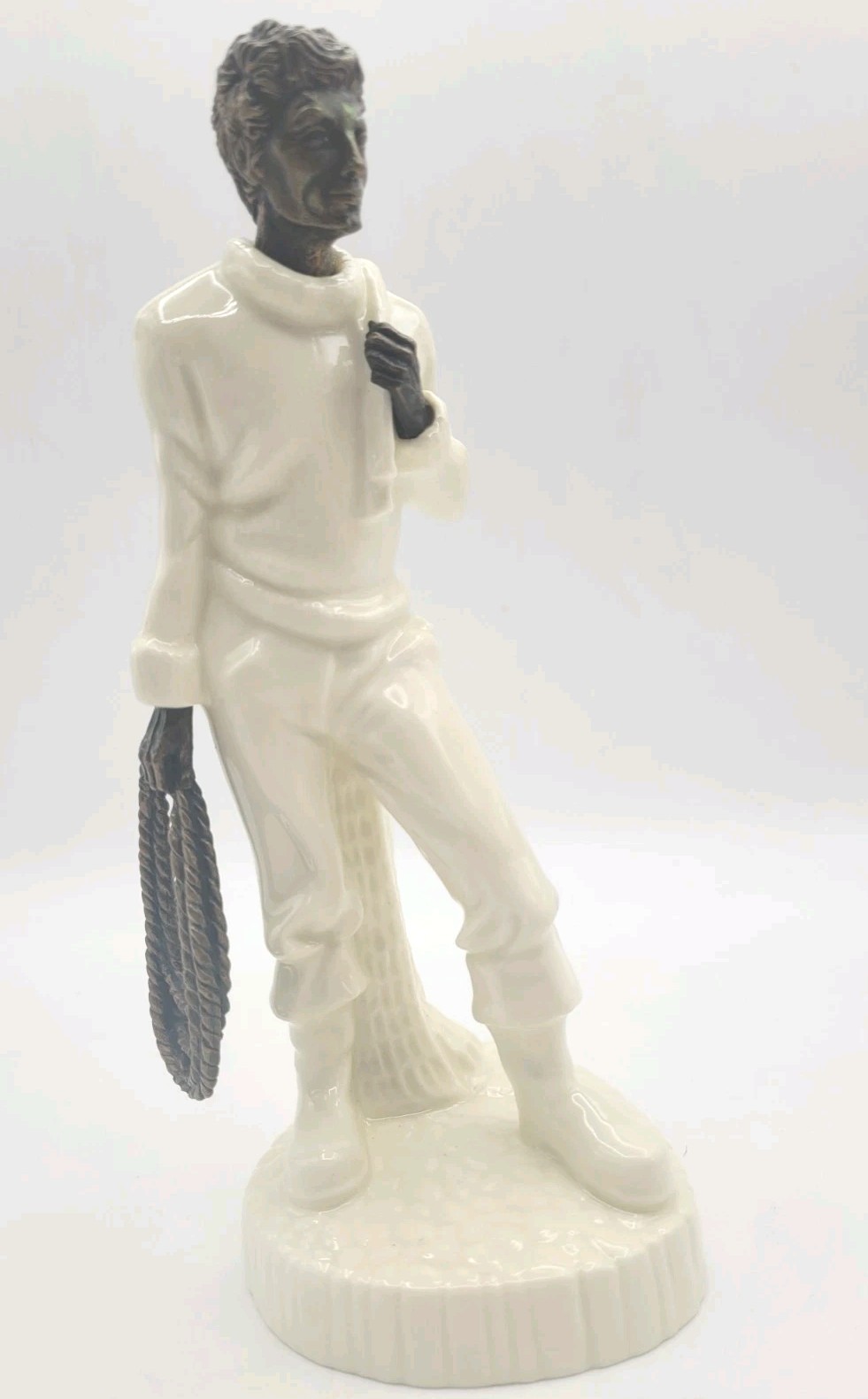 Vintage 1978 Minton Bone China And Bronze Figurine \