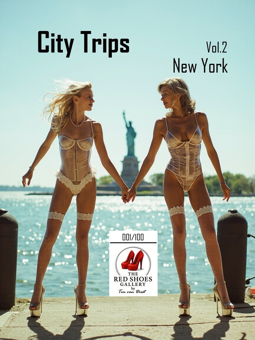 Erotic Photo Booklet - 44 pages 85 photos - City Trips - New York - Lingerie