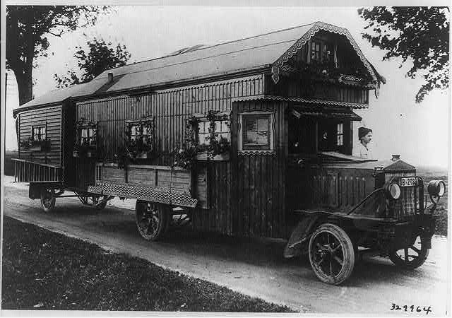 Franz von Schlechtleithner Austrian Nobleman 1922 Mobile Candy Store Truck