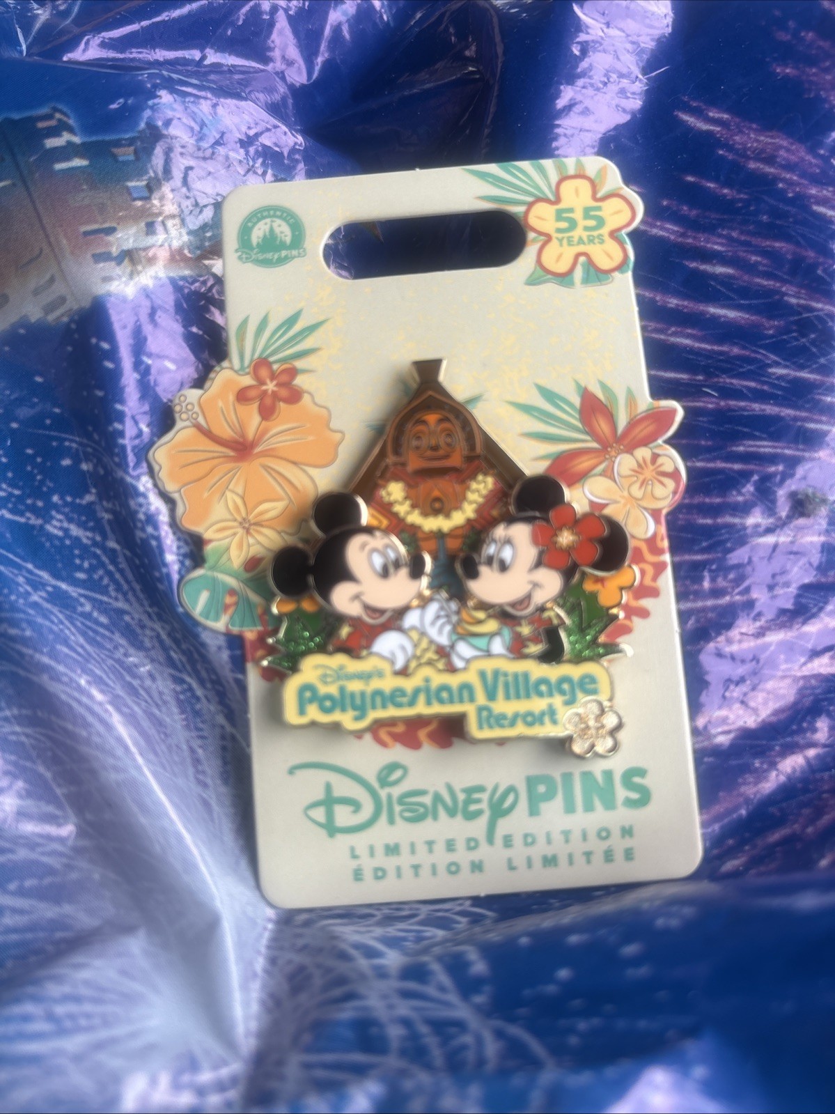 Disney’s Polynesian Village Resort 55Th Anniversary Limited Edition 2000 Pin ￼