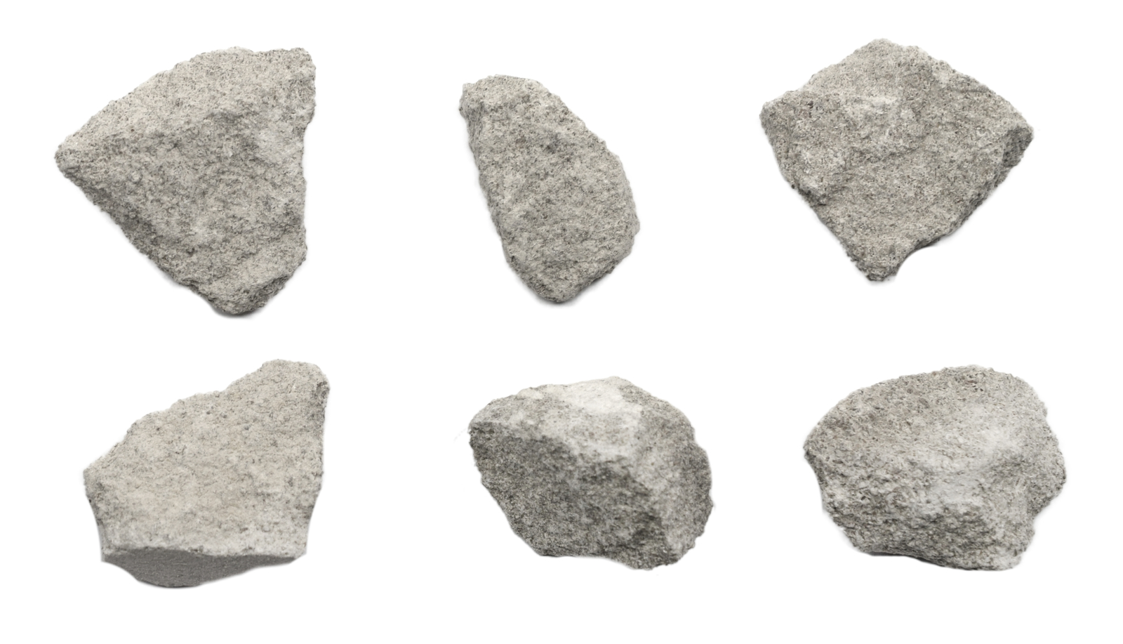 6PK Oolitic Limestone Rock Specimens, 1