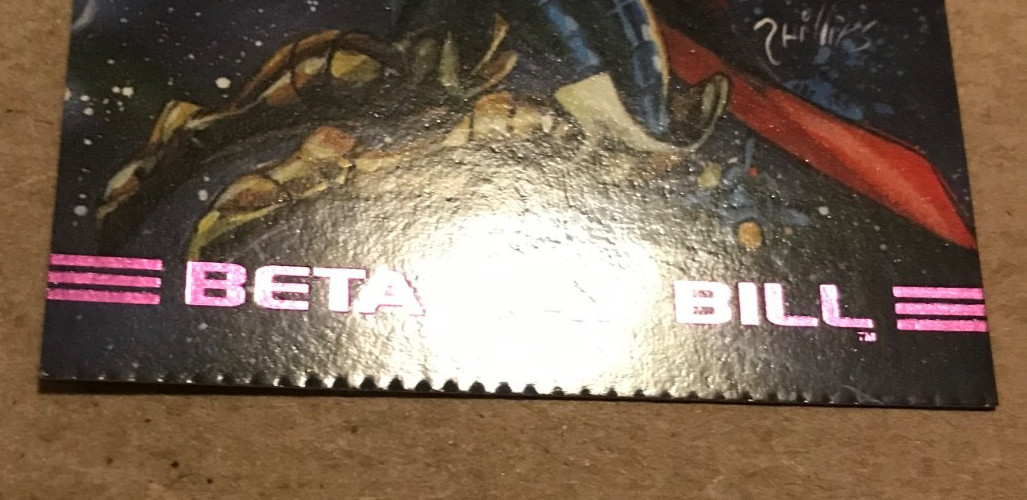 1993 Marvel Masterpieces Beta Ray Bill #77 Factory Crimp Error Misprint