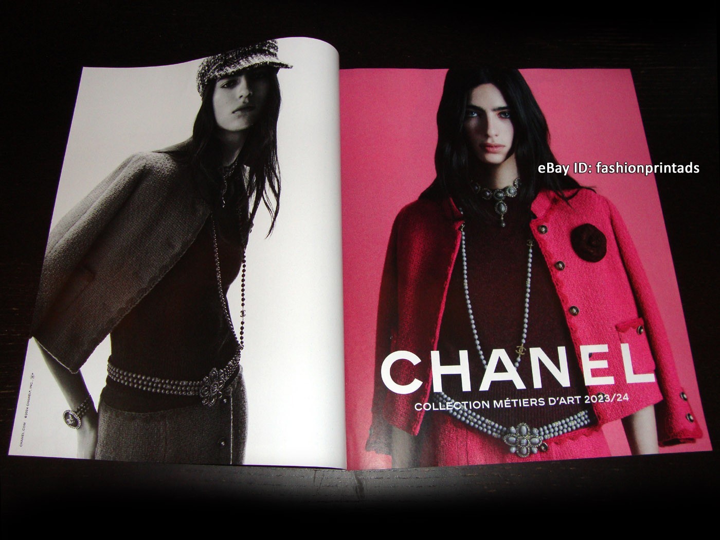 CHANEL 4-Page PRINT AD Pre-Fall 2024 LOLI BAHIA Lulu Tenney METIERS D\'ART