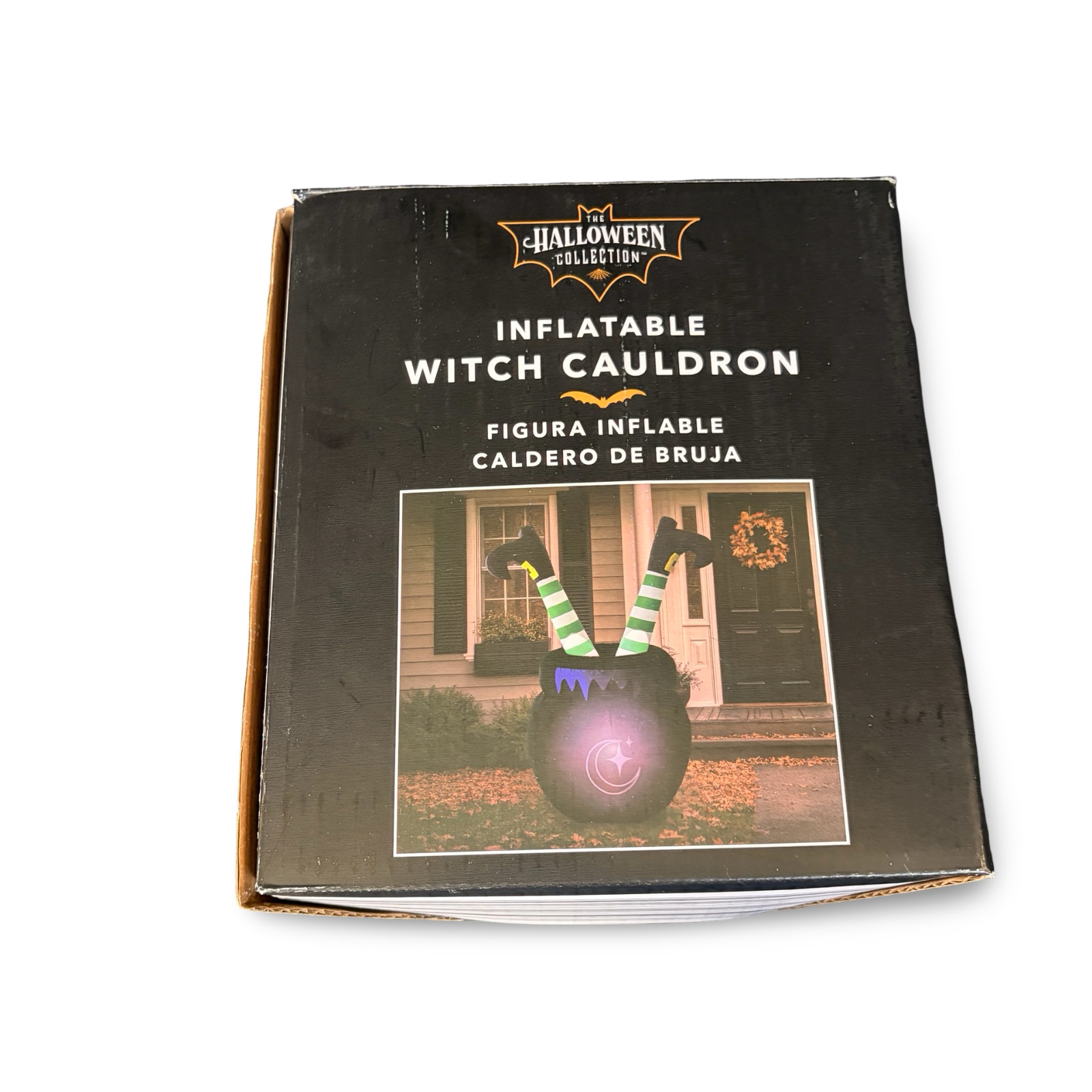Halloween Collection 4 Ft Stacked Pumpkins Ghost Inflatable LED Yard Decor
