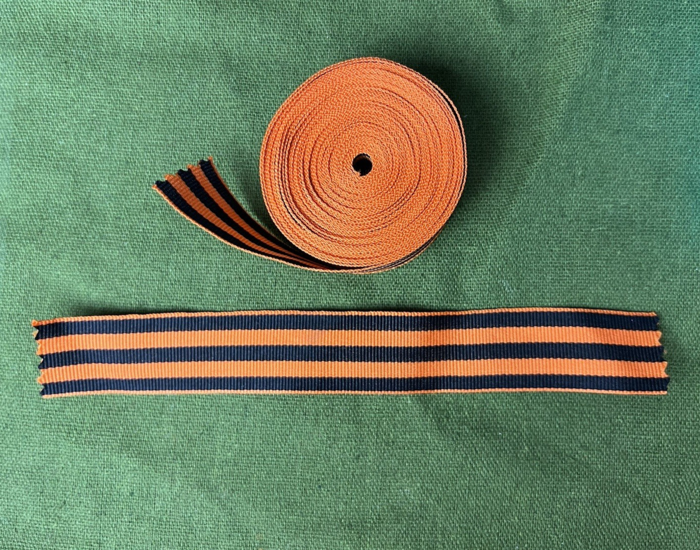 1M St. George Ribbon | Russian Soviet WWII Victory Day  Георгиевская лента 2.5cm