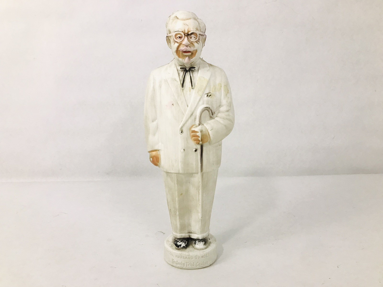 Vintage Colonel Sanders KFC Plastic Piggy Bank 1970s