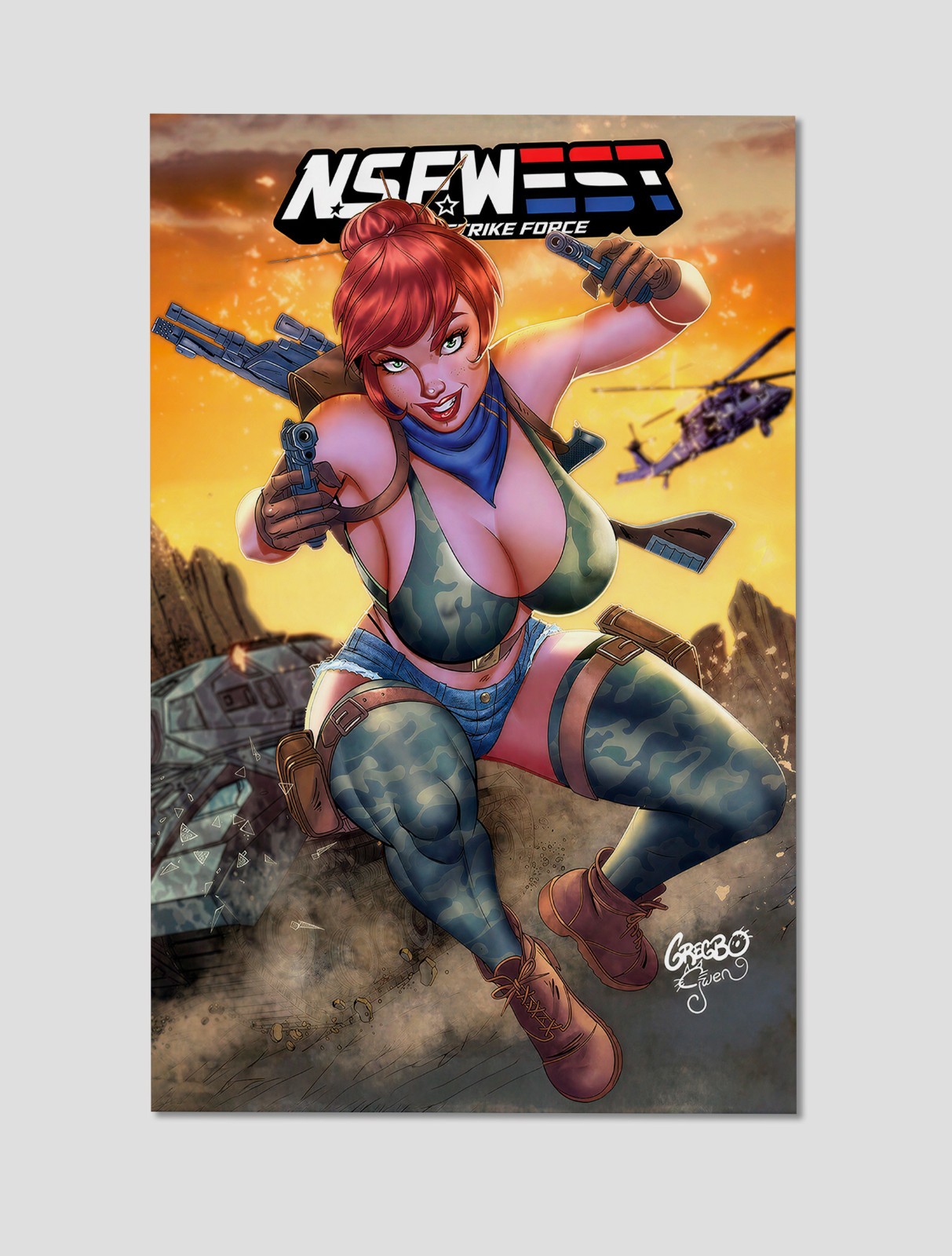 Deedee NSFWest #1 G.I. Joe Premium Giclee Print Poster 11x17 Wall Art