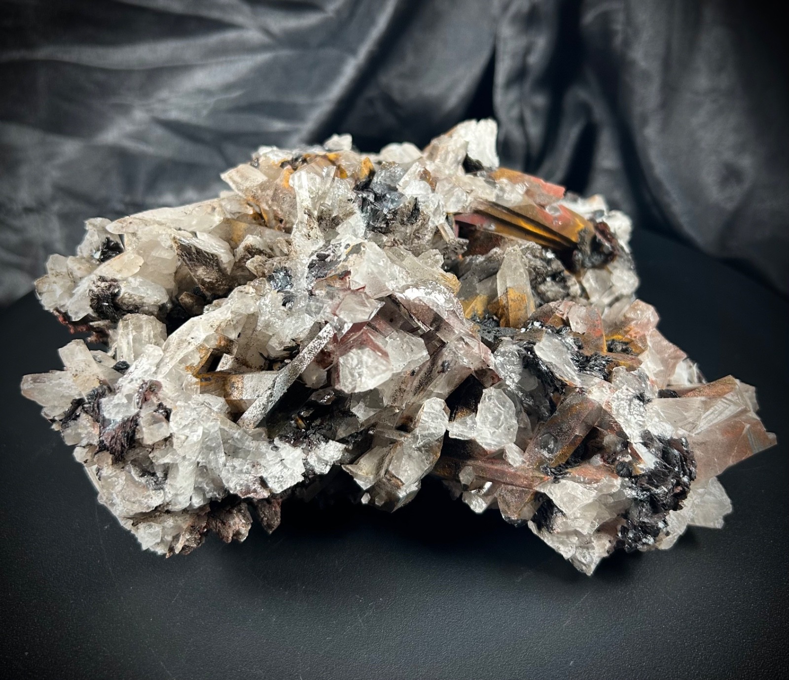 3lb 2oz Spectacular Specularite Specimen on Quartz