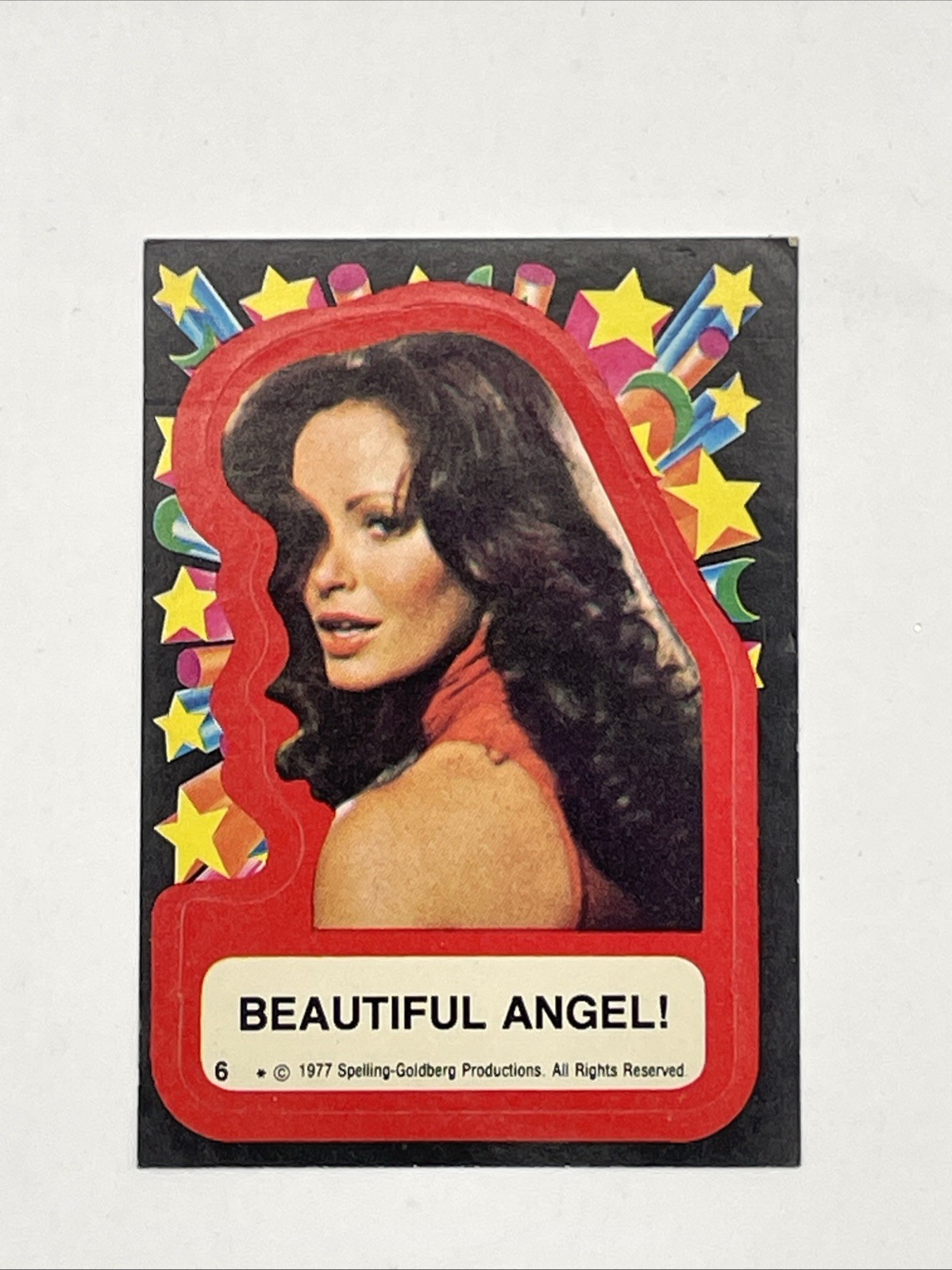 1977 Spelling Goldberg Productions Sticker Charlie’s Angel # 6