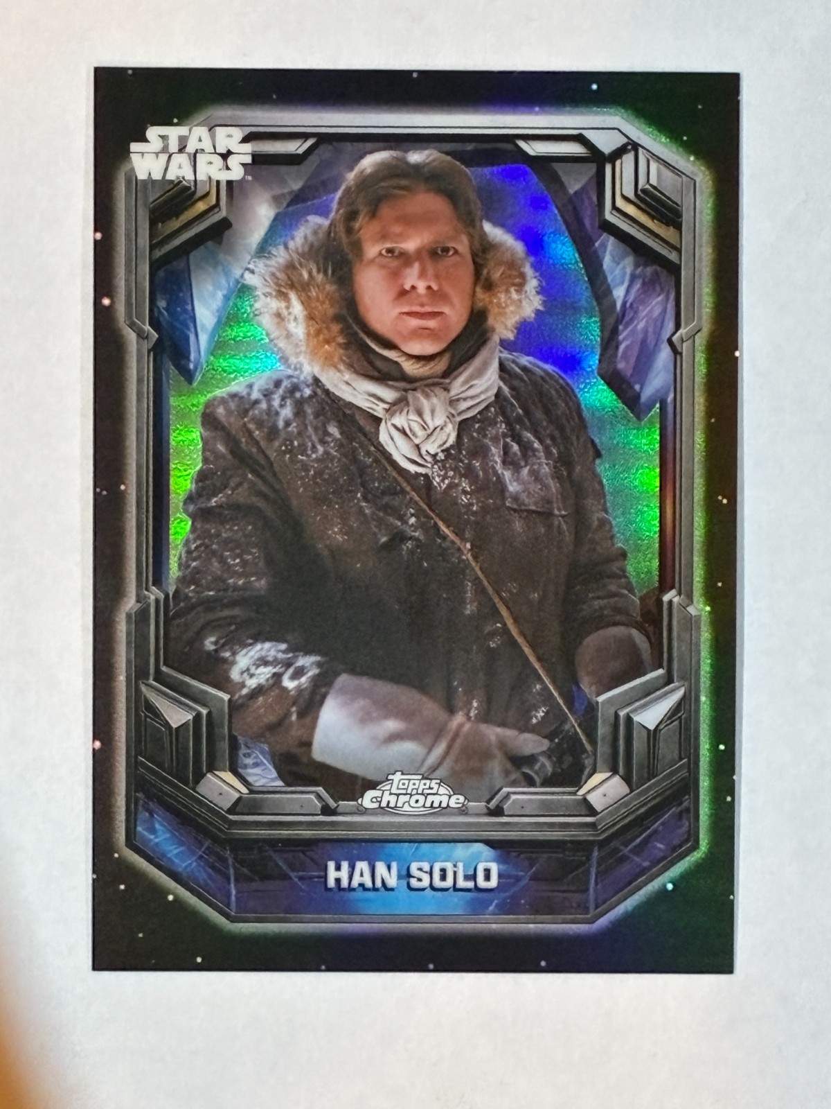 2026 Topps Chrome Star Wars Han Solo COS-12 Cosmic Crystals SSP