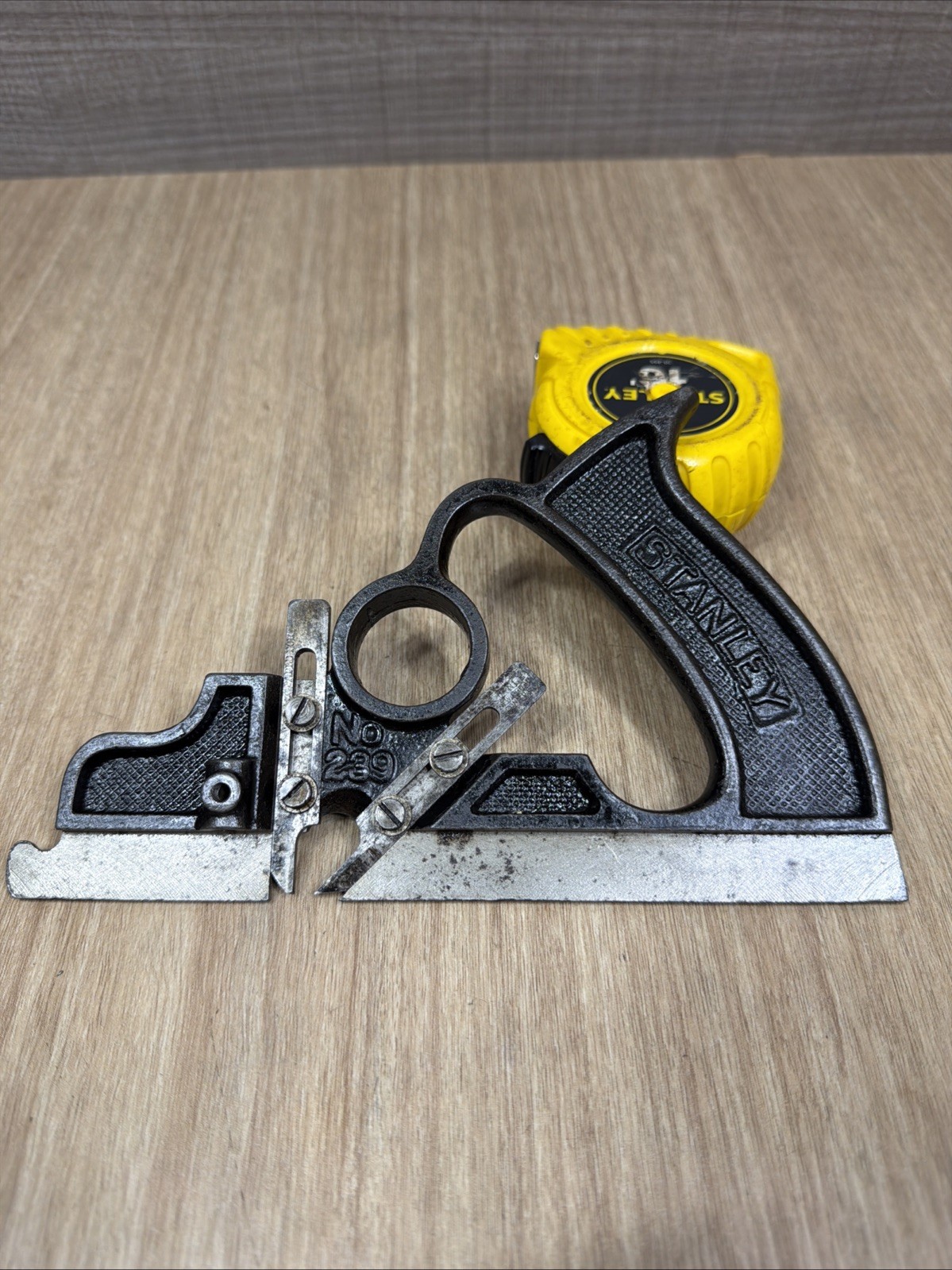 Stanley 239 1/8 Dado Plane Woodworking Carpenter Tool USA